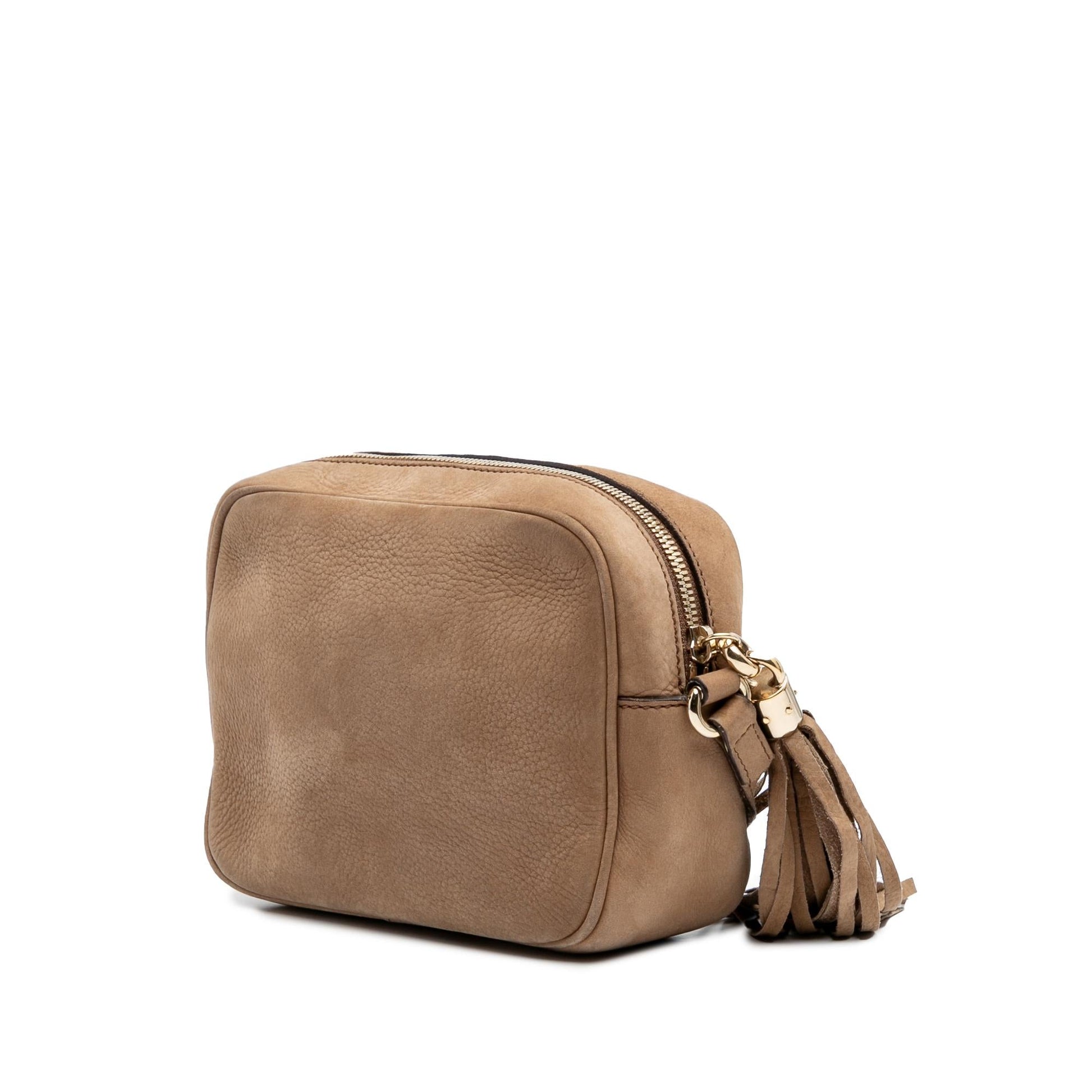 Gucci Soho Disco Leather Calf Brown Crossbody Bag Crossbody 4