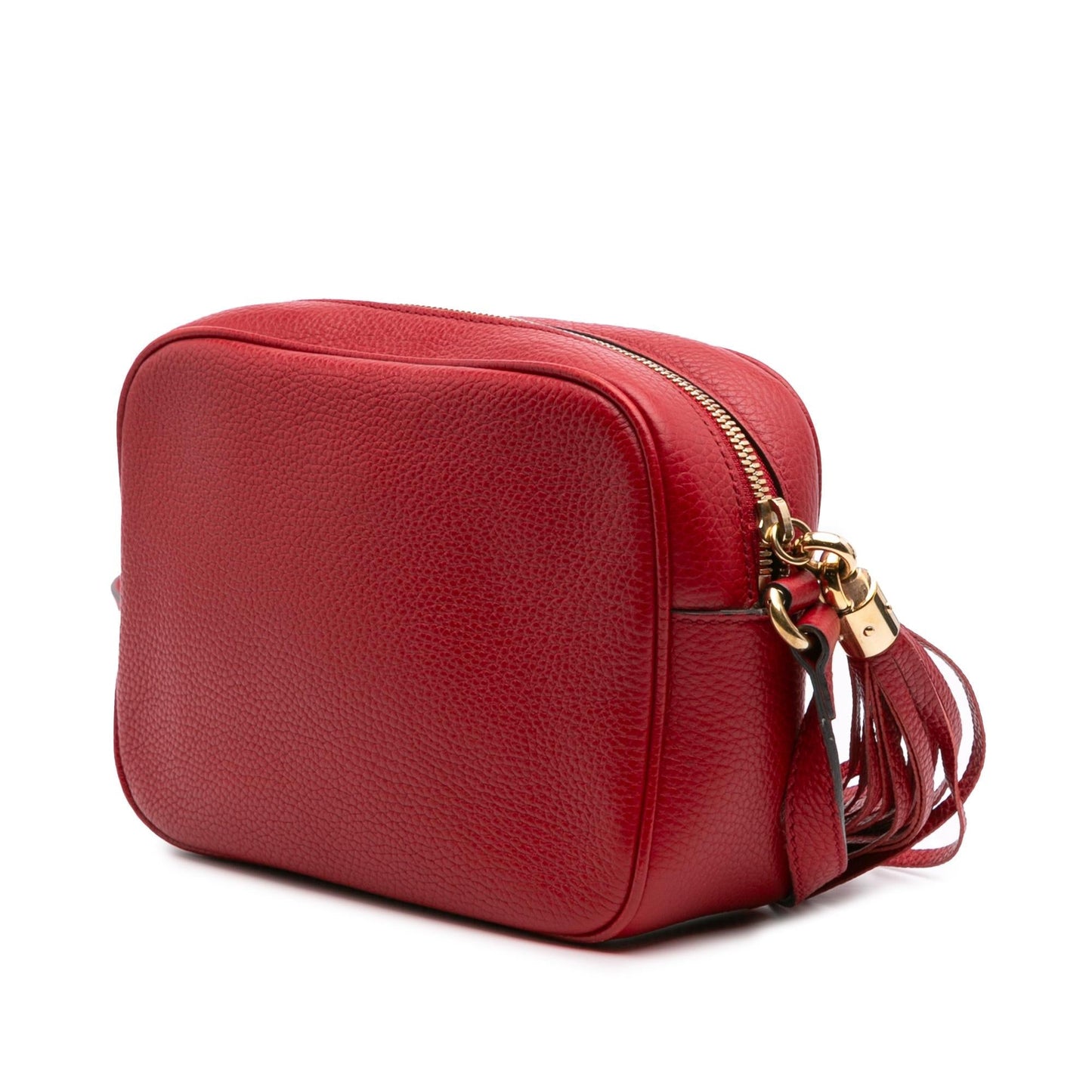 Gucci Soho Disco Leather Calf Red Crossbody Bag Crossbody 5