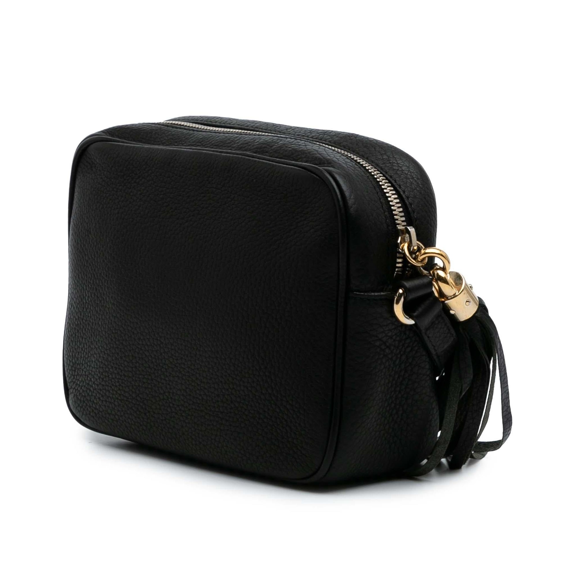 Gucci Soho Disco Leather Calf Black Crossbody Bag