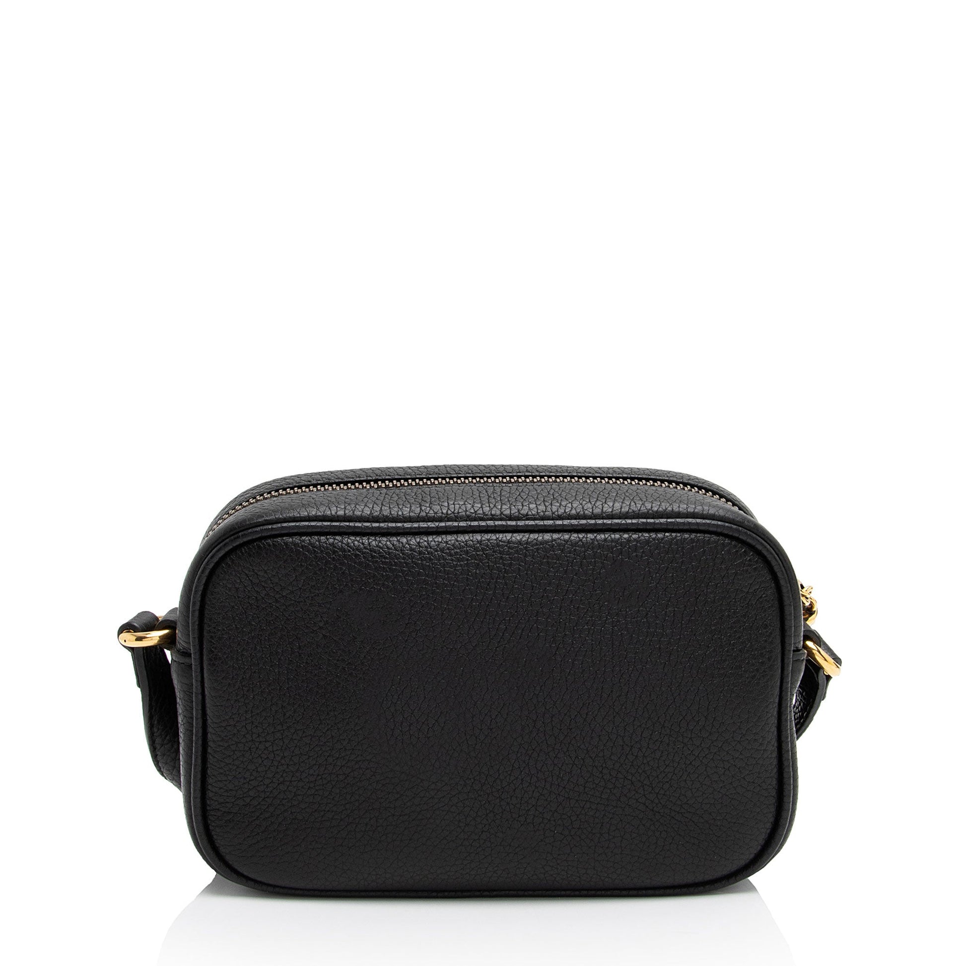 Gucci Soho Disco SHF-X7jJiu Leather Black Mini Crossbody Bag