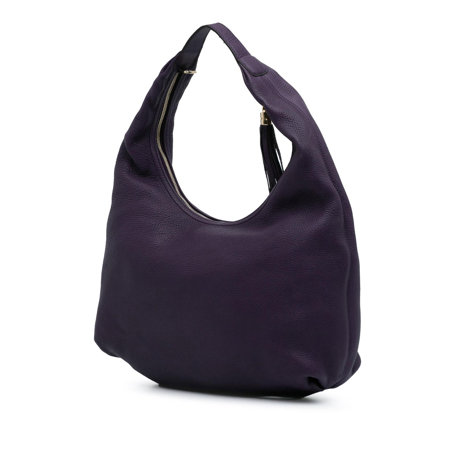 Gucci Soho Leather Calf Shoulder Bag Hobo 1