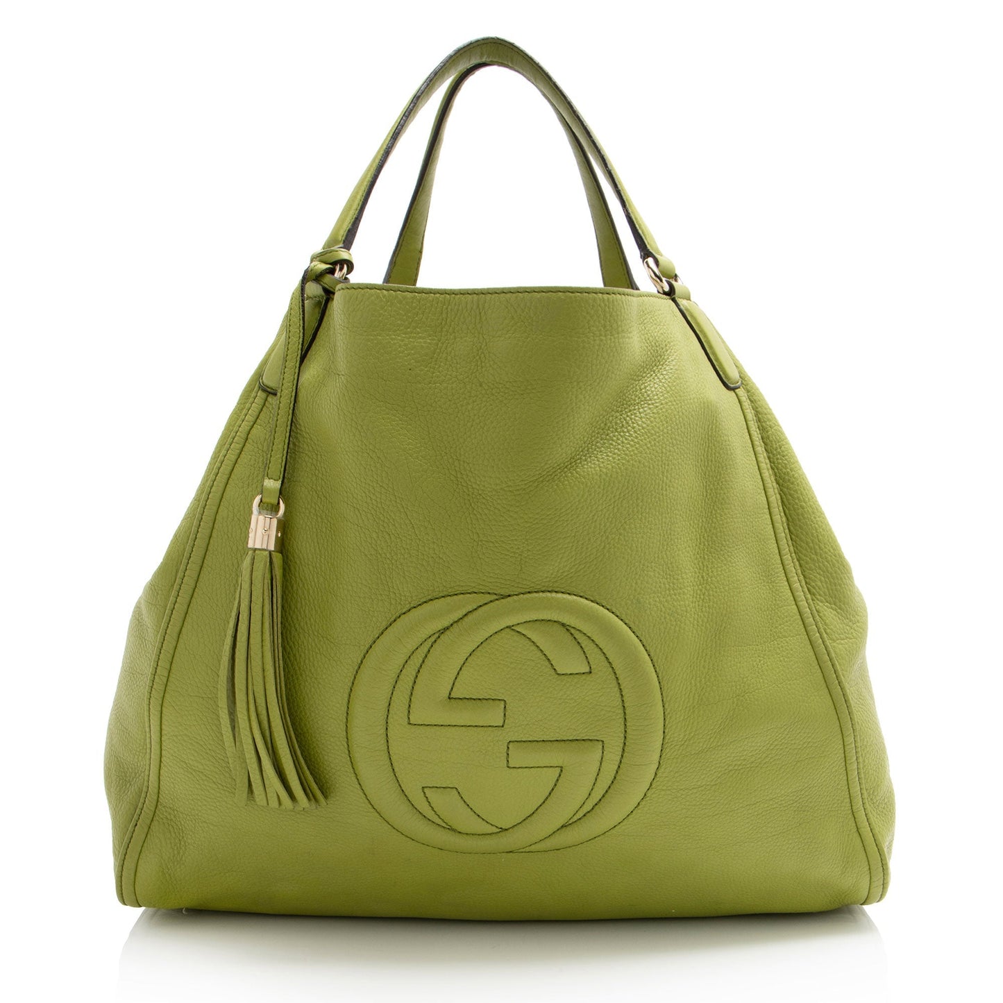 Gucci Soho SHF-sq29o5 Leather Green Large Tote Bag