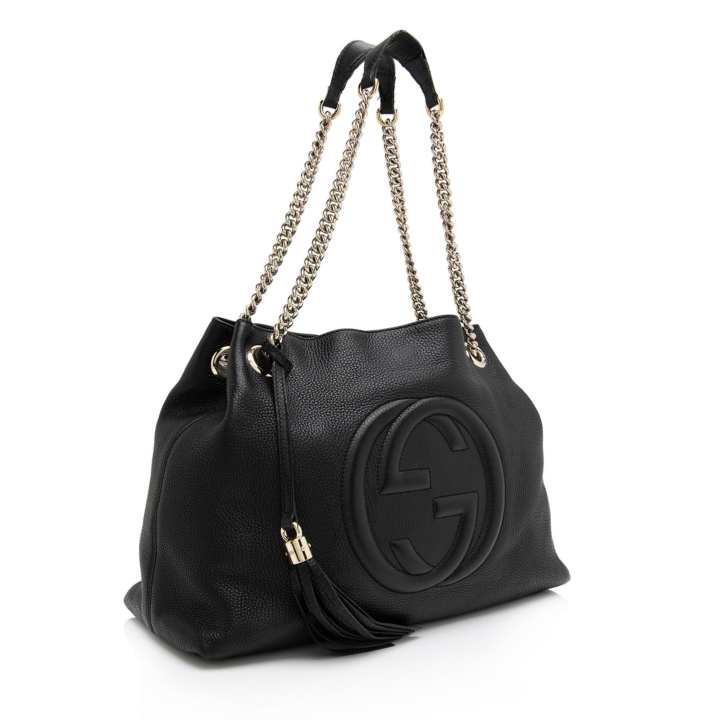 Gucci Soho SHF-z5xvTo Leather Black Medium Shoulder Bag