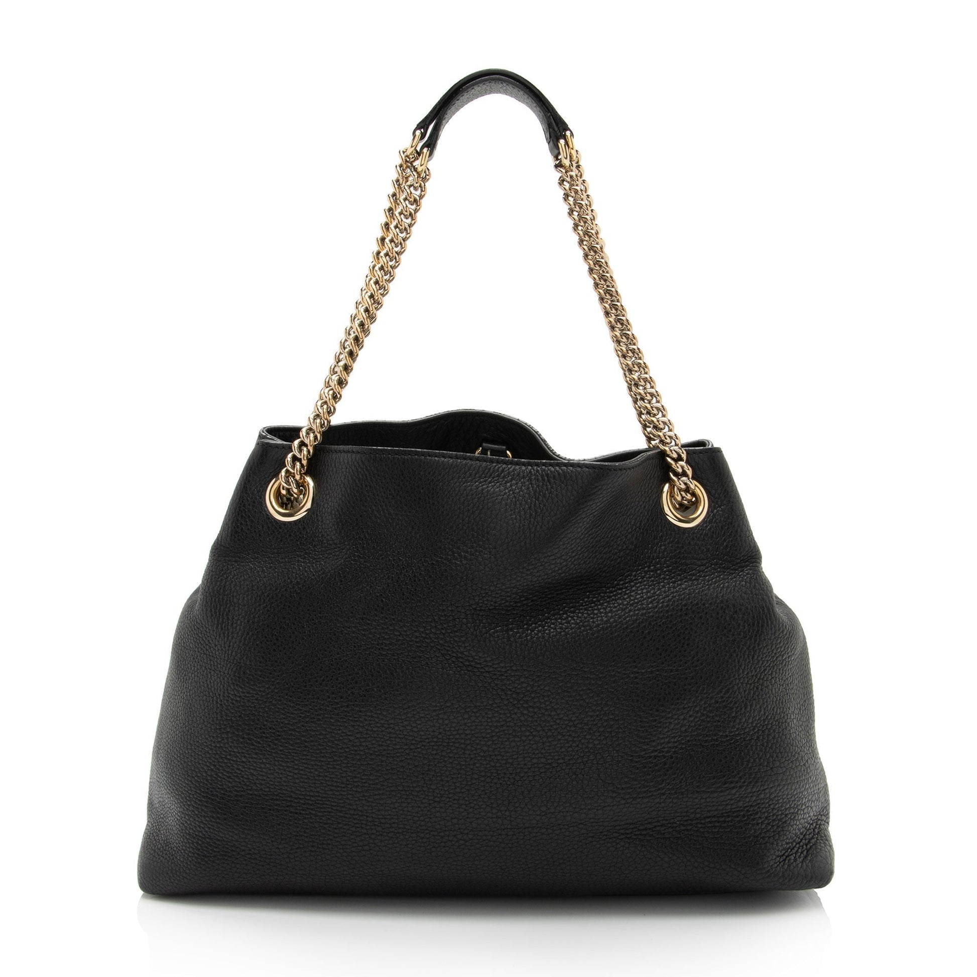 Gucci Soho SHF-8jQb4S Leather Black Medium Shoulder Bag