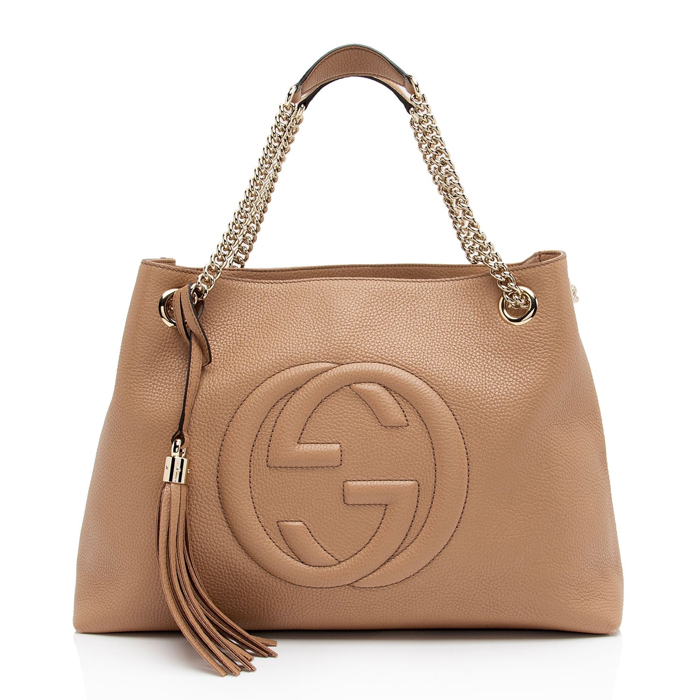 Gucci Soho SHF-1JTOE4 Leather Brown Medium Shoulder Bag