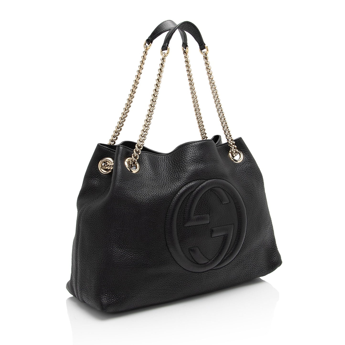 Gucci Soho SHF-52sRr2 Leather Black Medium Shoulder Bag
