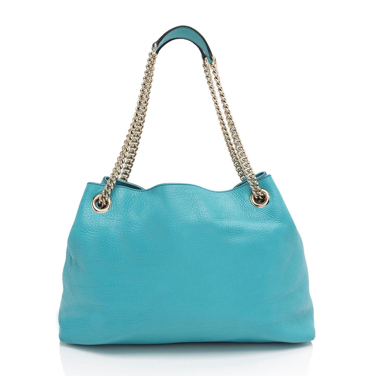 Gucci Soho SHF-LAstT0 Leather Blue Medium Shoulder Bag
