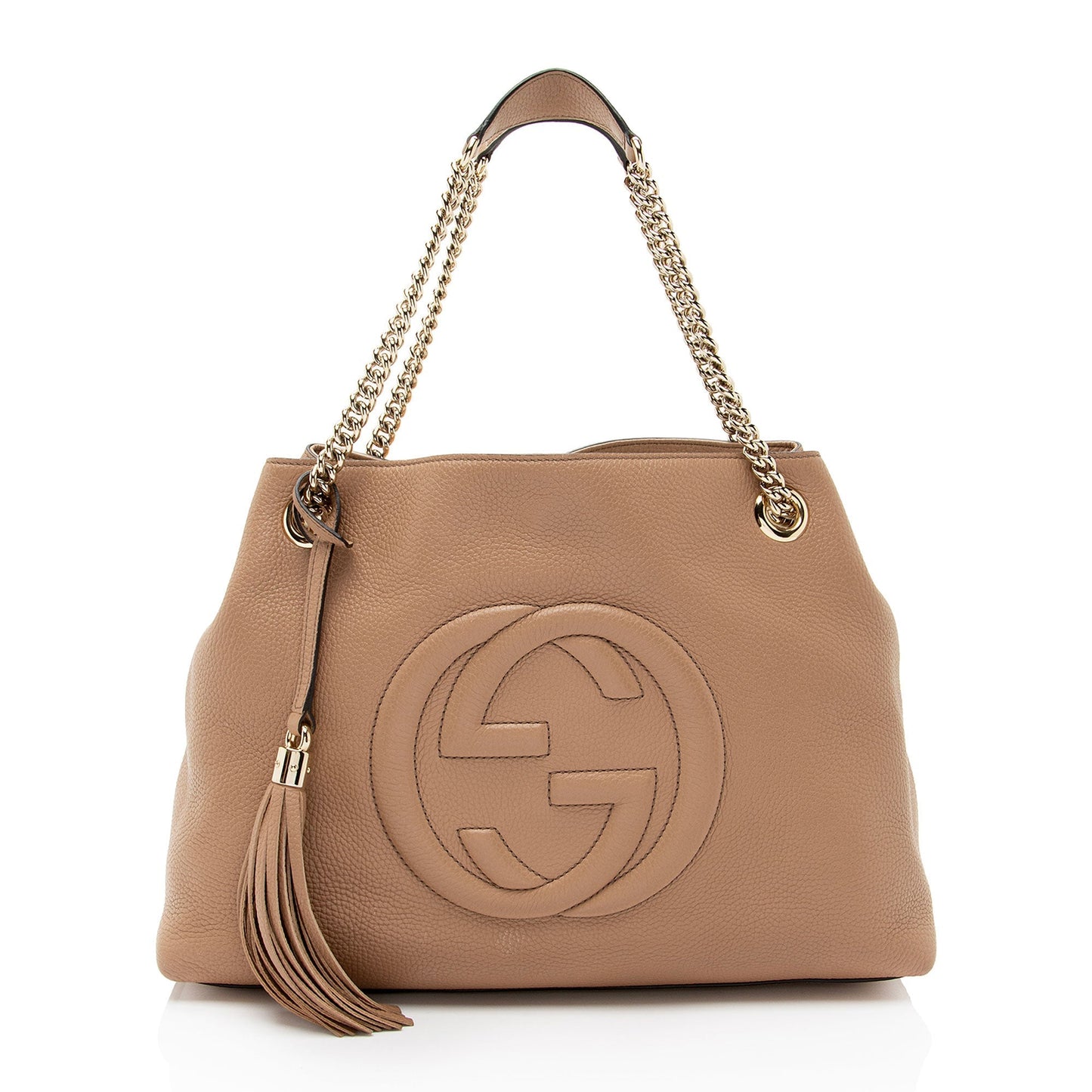 Gucci Soho SHF-xrjV3r Leather Brown Medium Shoulder Bag