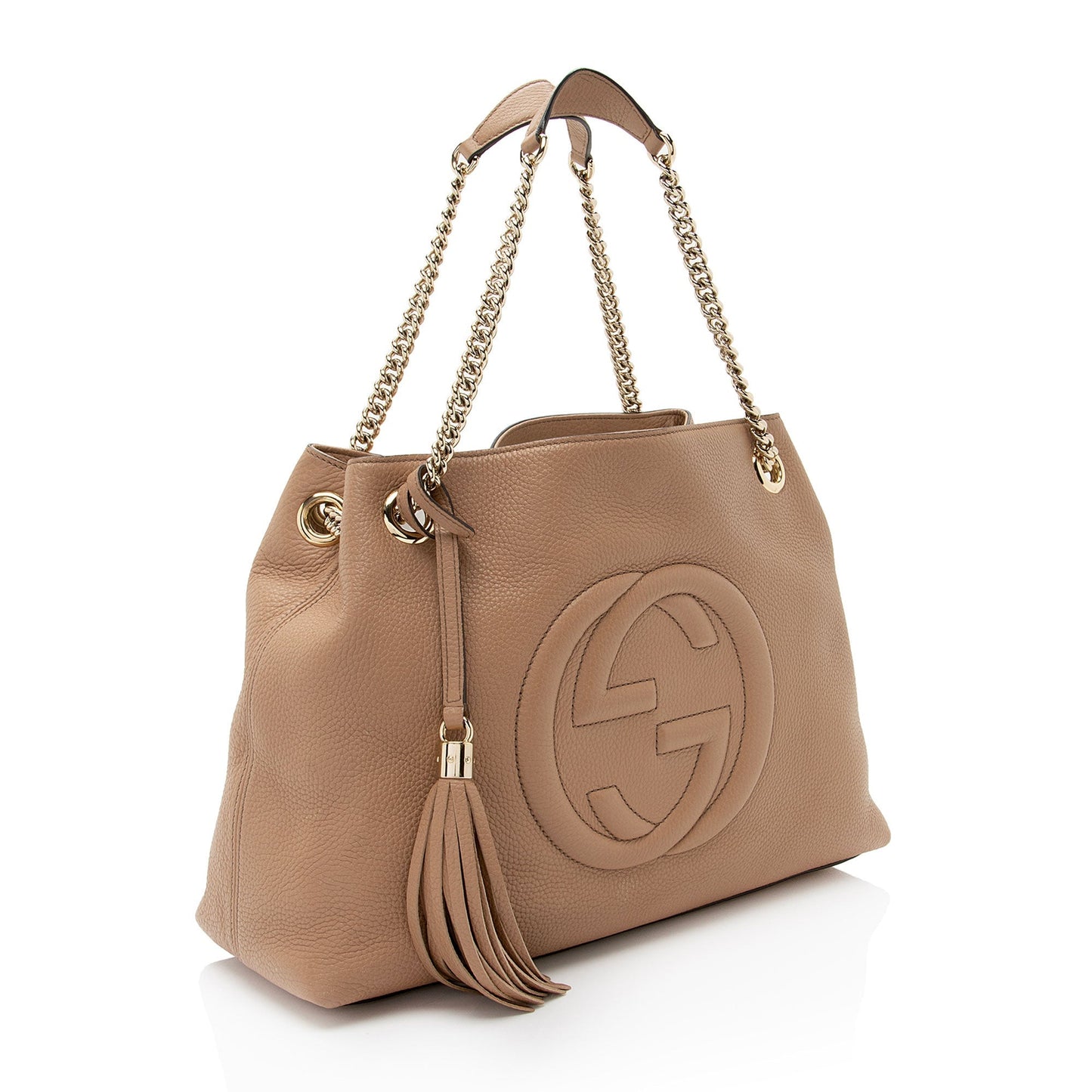 Gucci Soho SHF-xrjV3r Leather Brown Medium Shoulder Bag