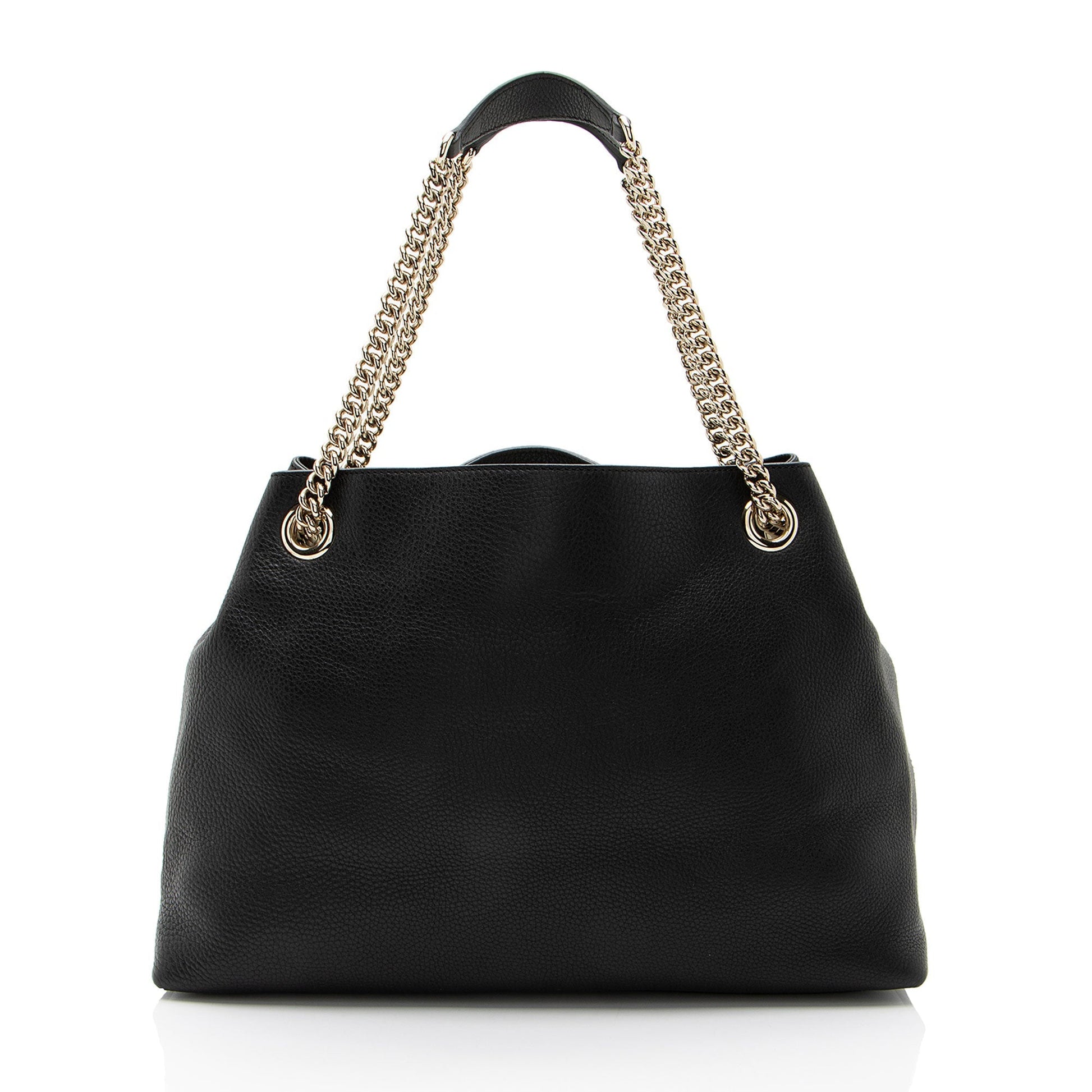 Gucci Soho SHF-u260oT Leather Black Medium Shoulder Bag