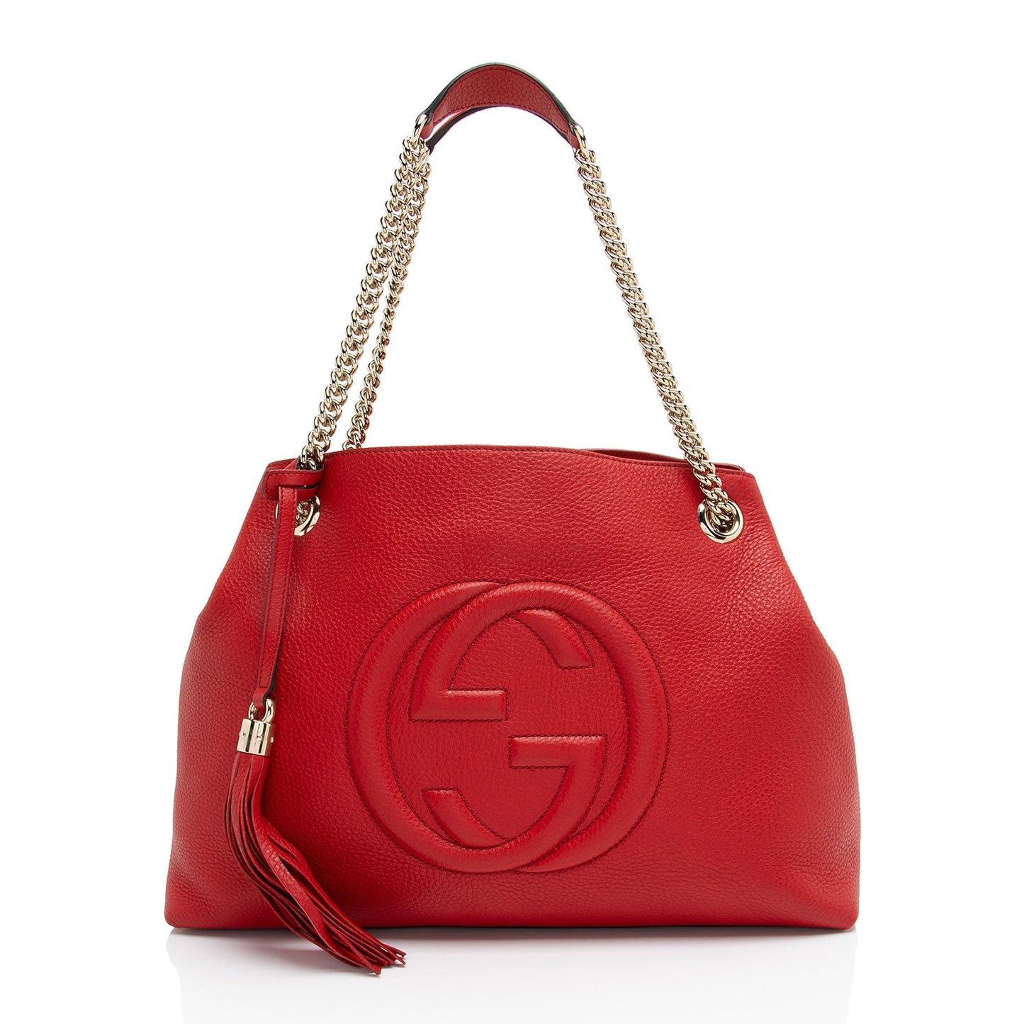 Gucci Soho Leather Red Medium Shoulder Bag
