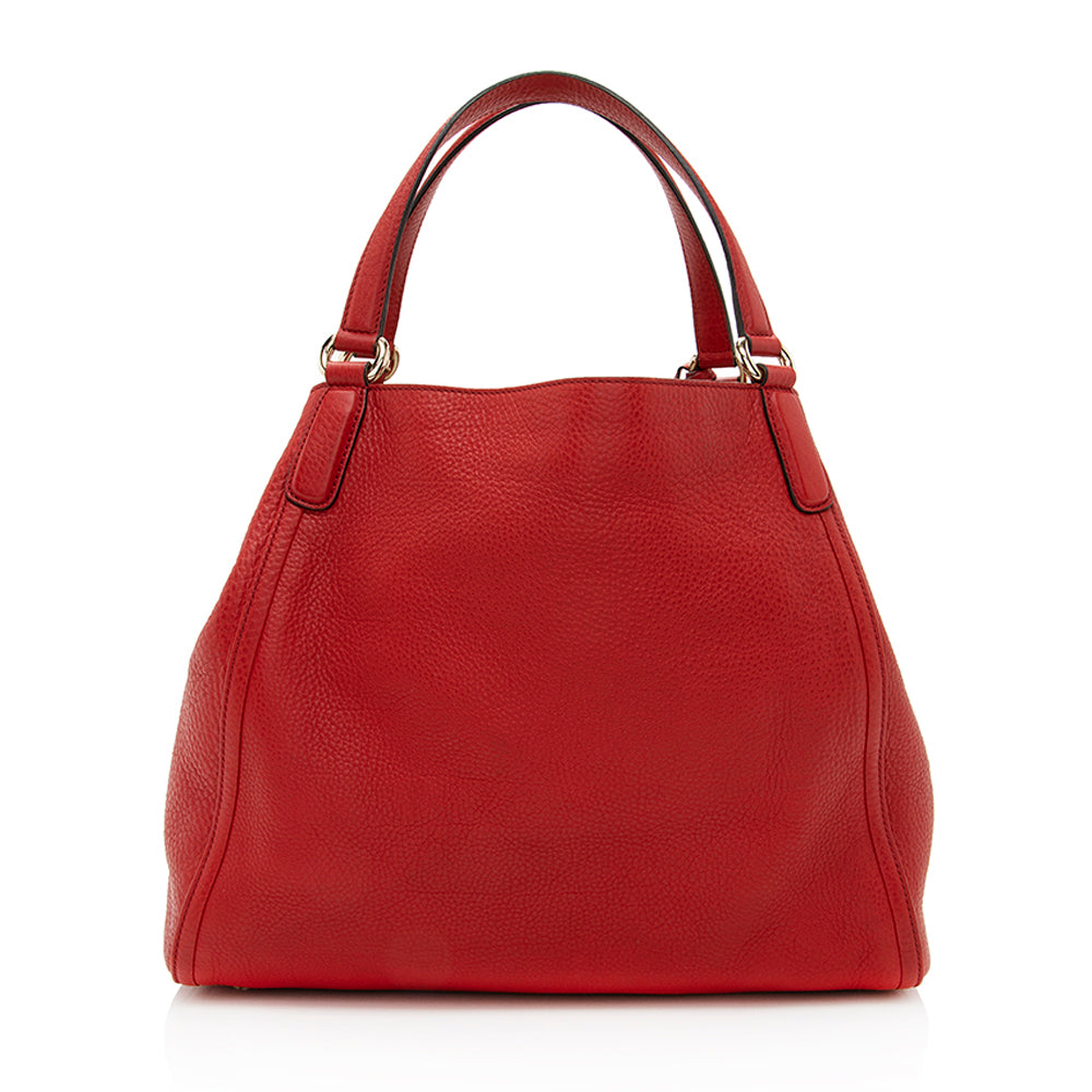 Gucci Soho SHF Leather Red Medium Tote Bag