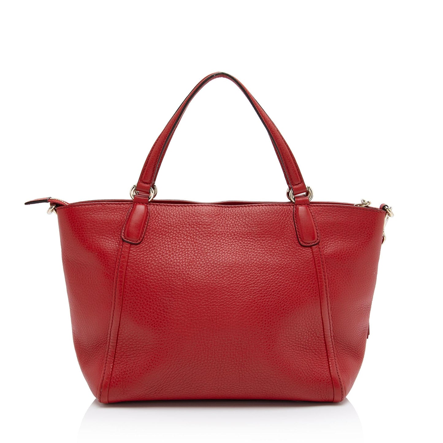 Gucci Soho SHF-CYGxPH Leather Red Top Handle Tote Bag