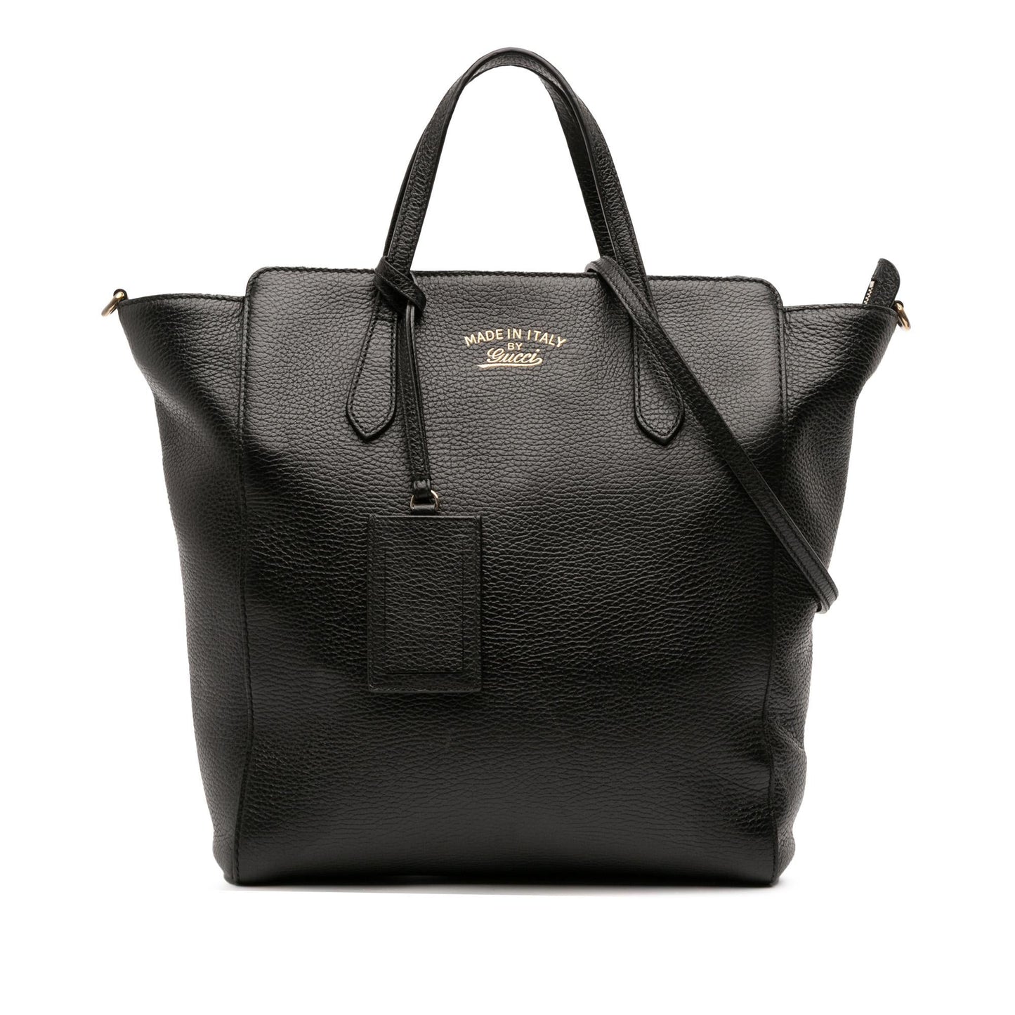 Gucci Swing Convertible Leather Tote Bag