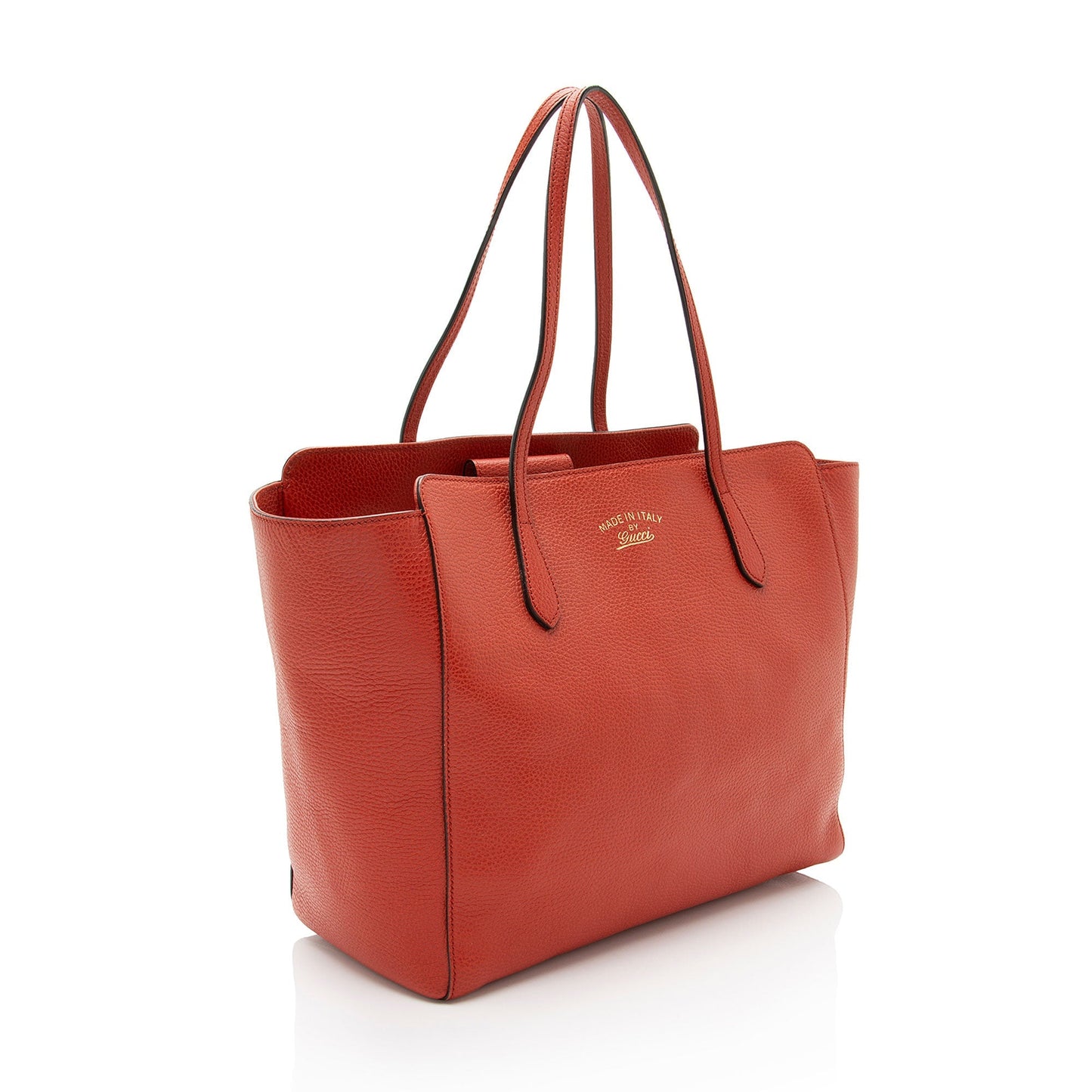 Gucci Swing Leather Medium Tote Bag Medium Tote