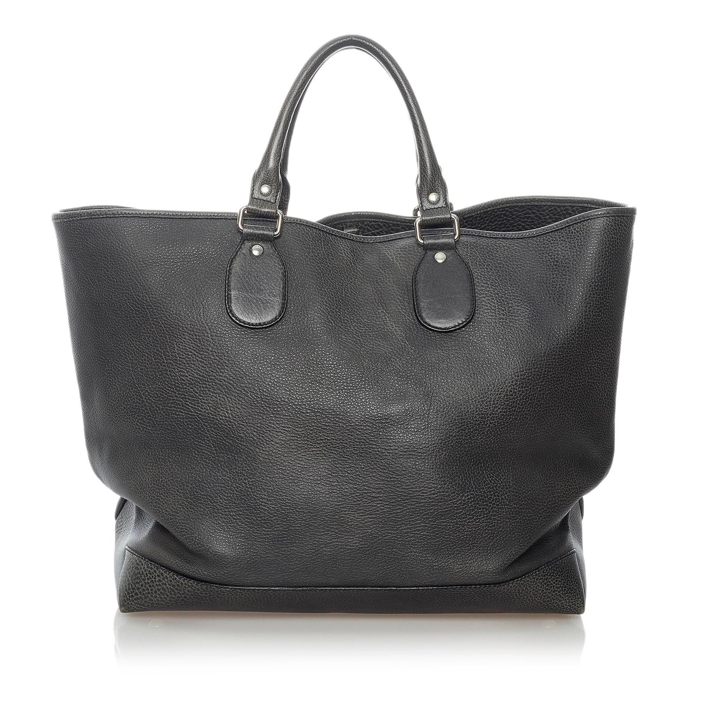 Gucci SHG Leather Calf Black Tote Bag 4
