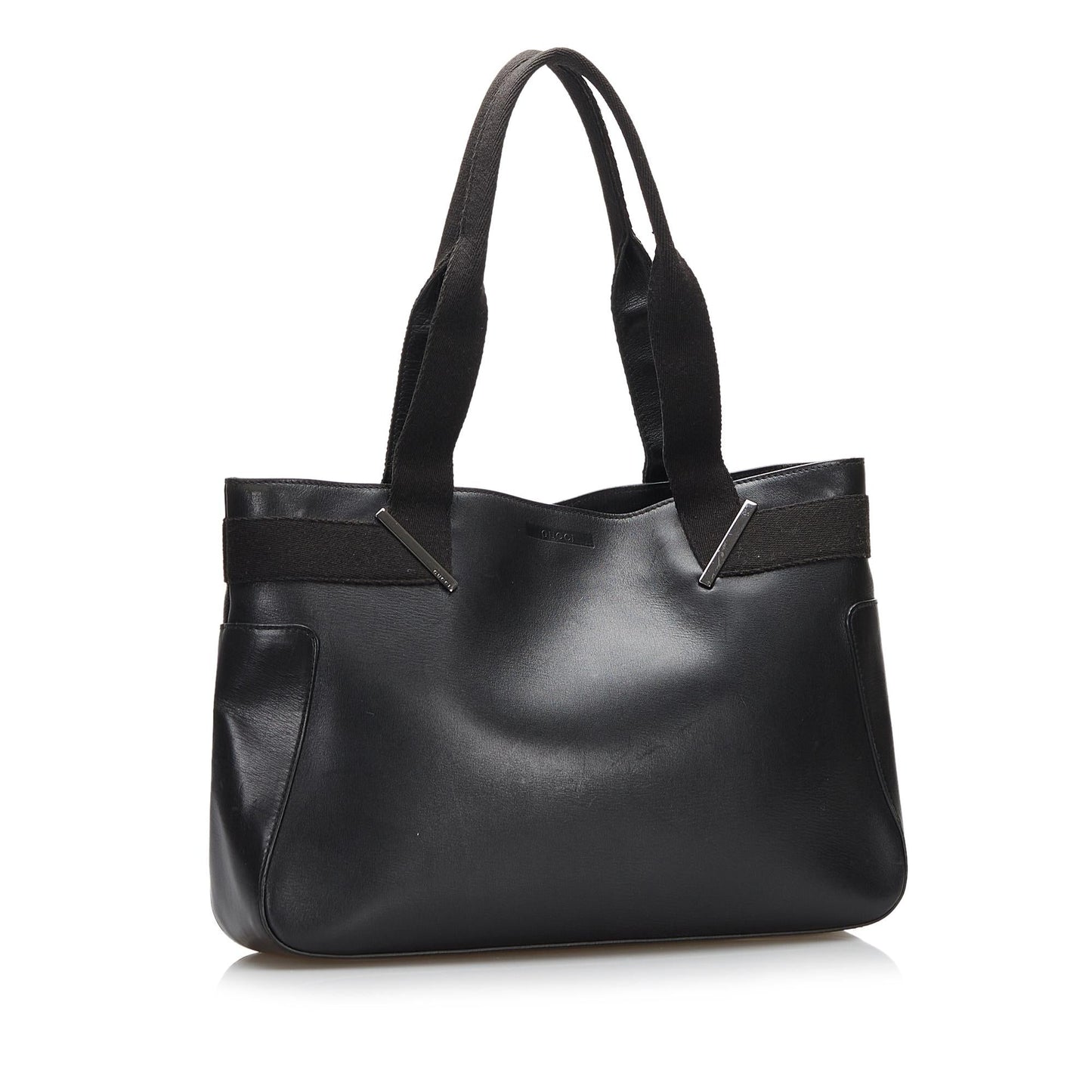 Gucci SHG-s8JgEV Leather Calf Black Tote Bag