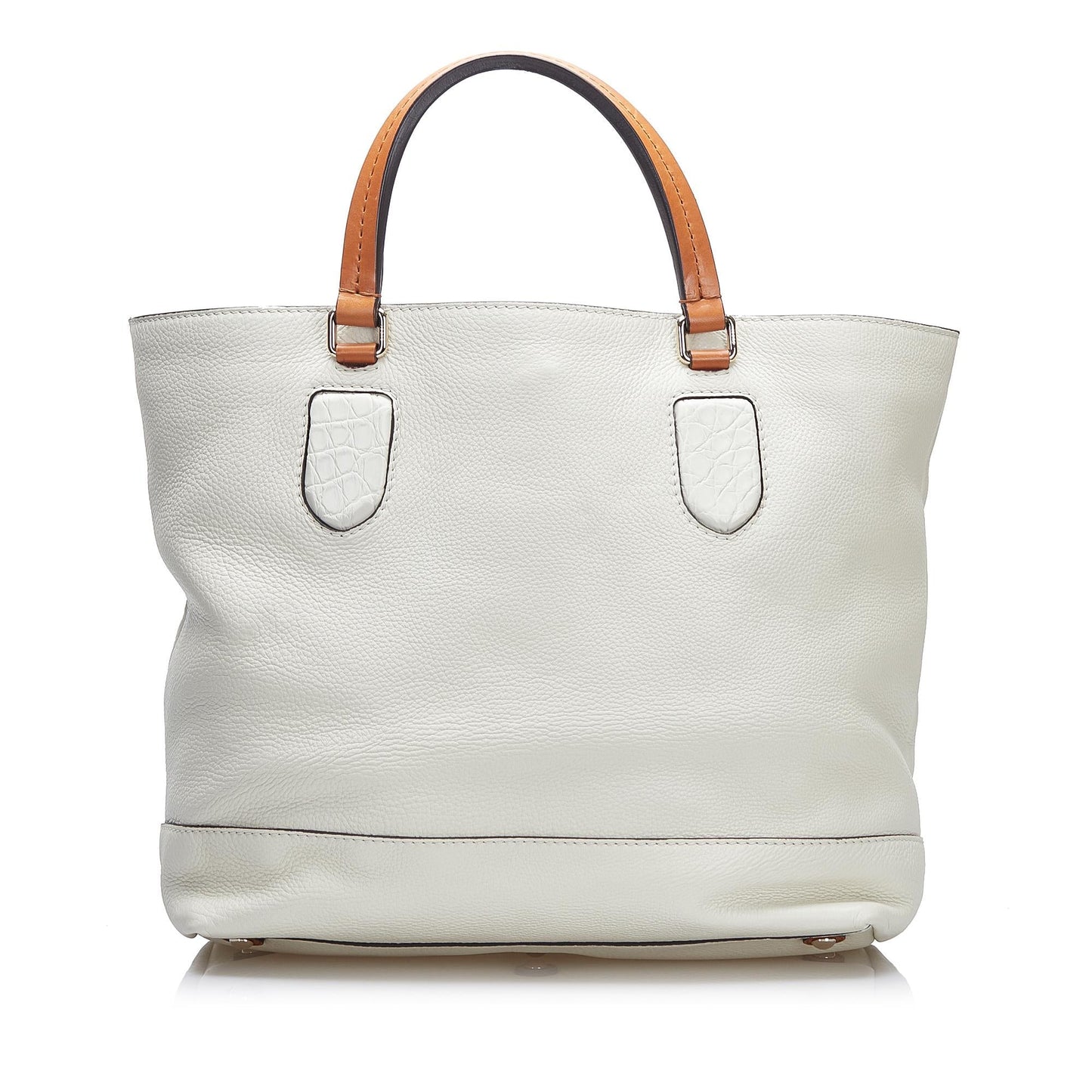 Gucci SHG-Almxjz Leather Calf White Tote Bag