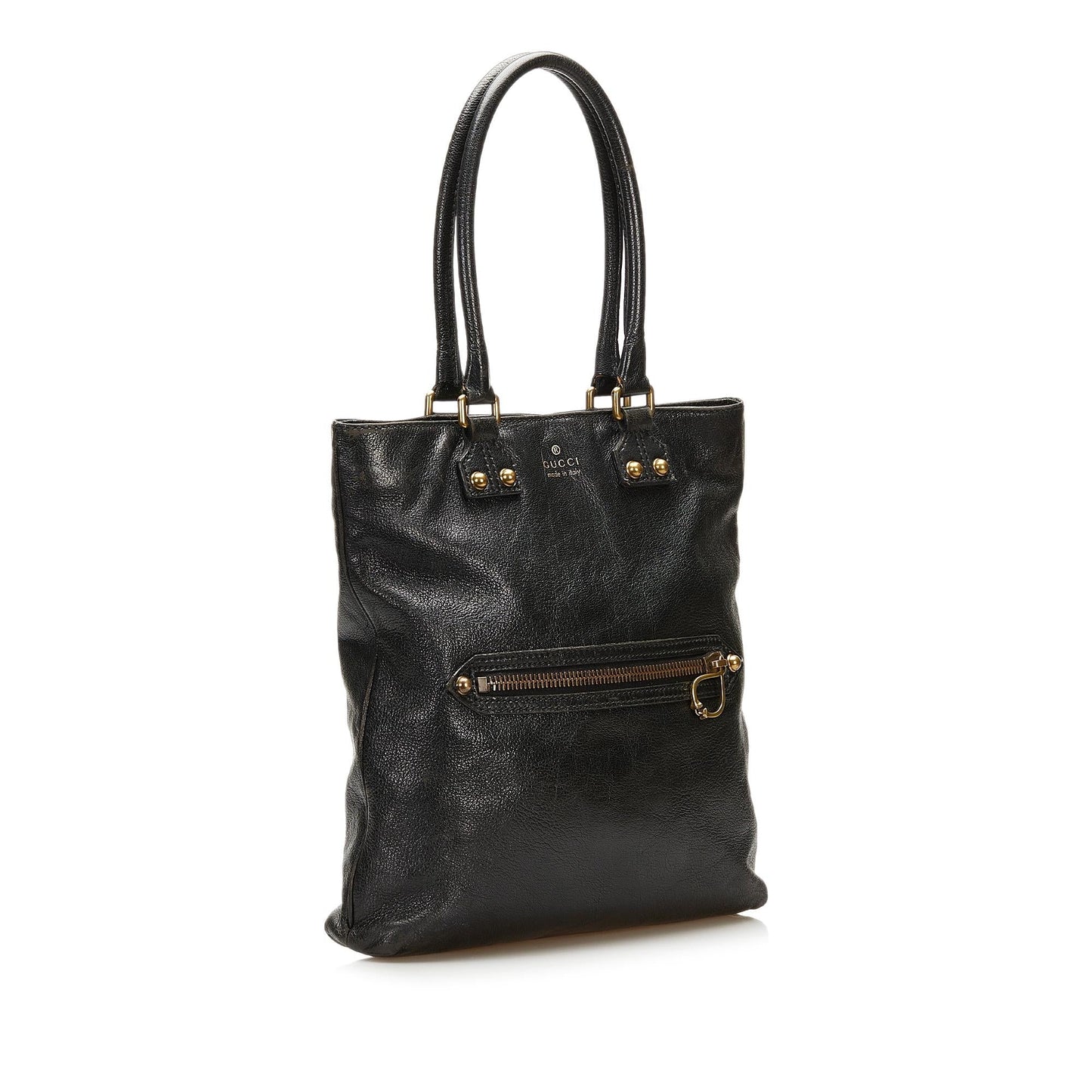 Gucci SHG Leather Calf Black Tote Bag