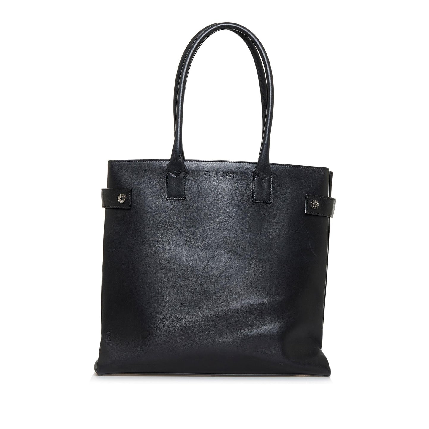 Gucci SHG-dM6Pss Leather Calf Black Tote Bag