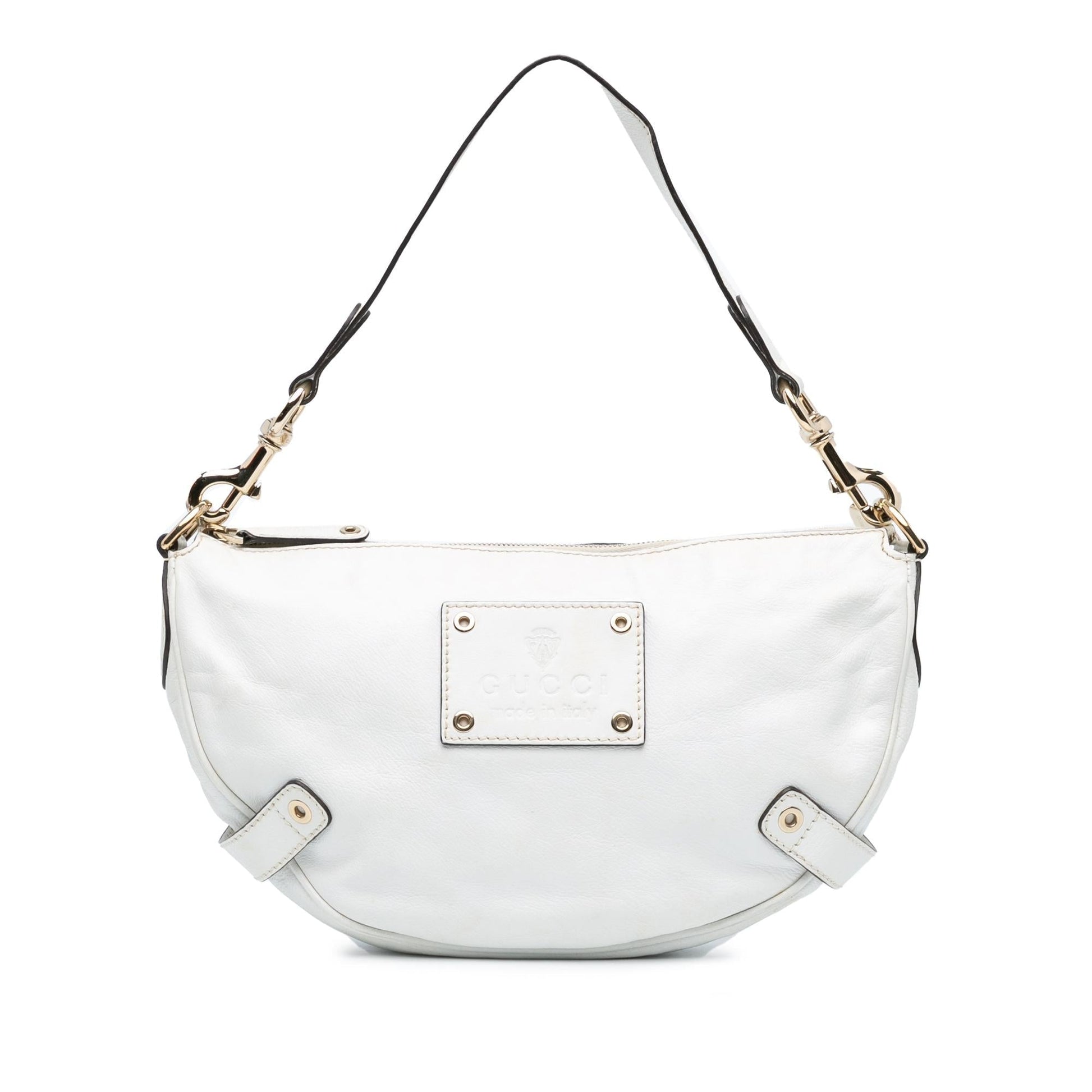 Gucci Voyager SHG-qEwa7k Leather Calf White Shoulder Bag