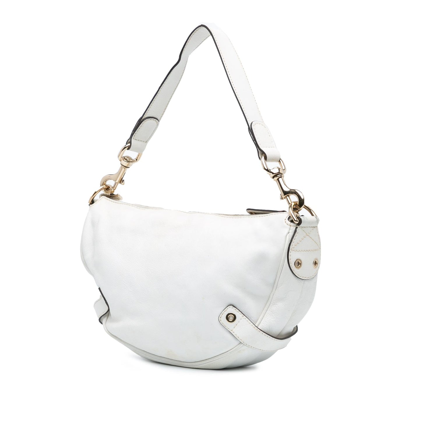 Gucci Voyager SHG-qEwa7k Leather Calf White Shoulder Bag