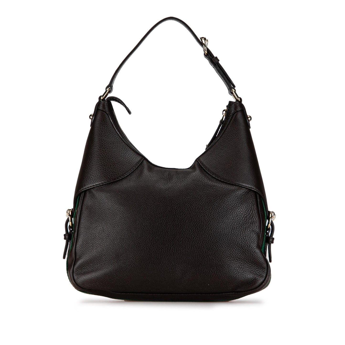 Gucci Web Horsebit Heritage SHG-jzG0Tk Leather Calf Brown Shoulder Bag