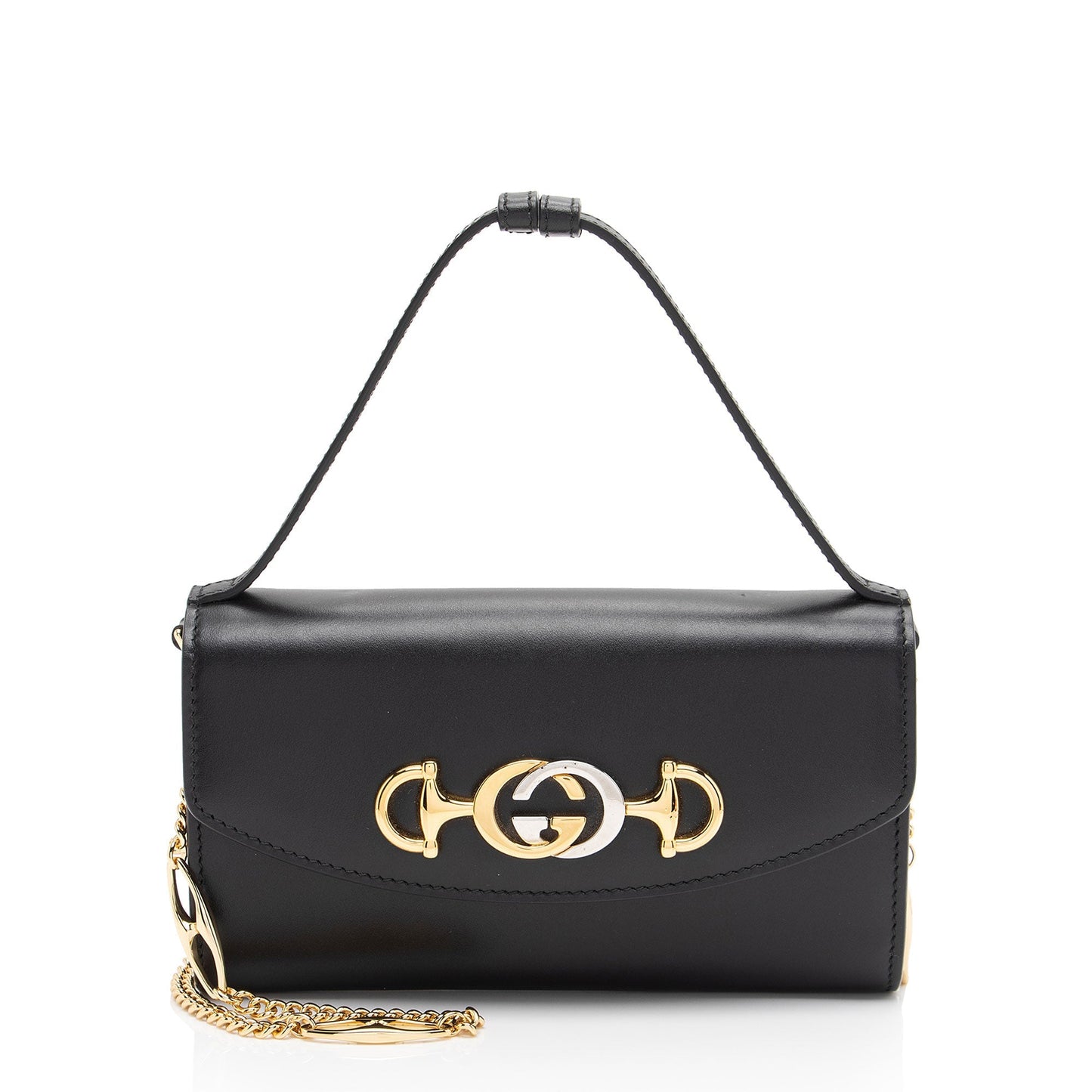 Gucci Zumi Leather Black Mini Shoulder Bag