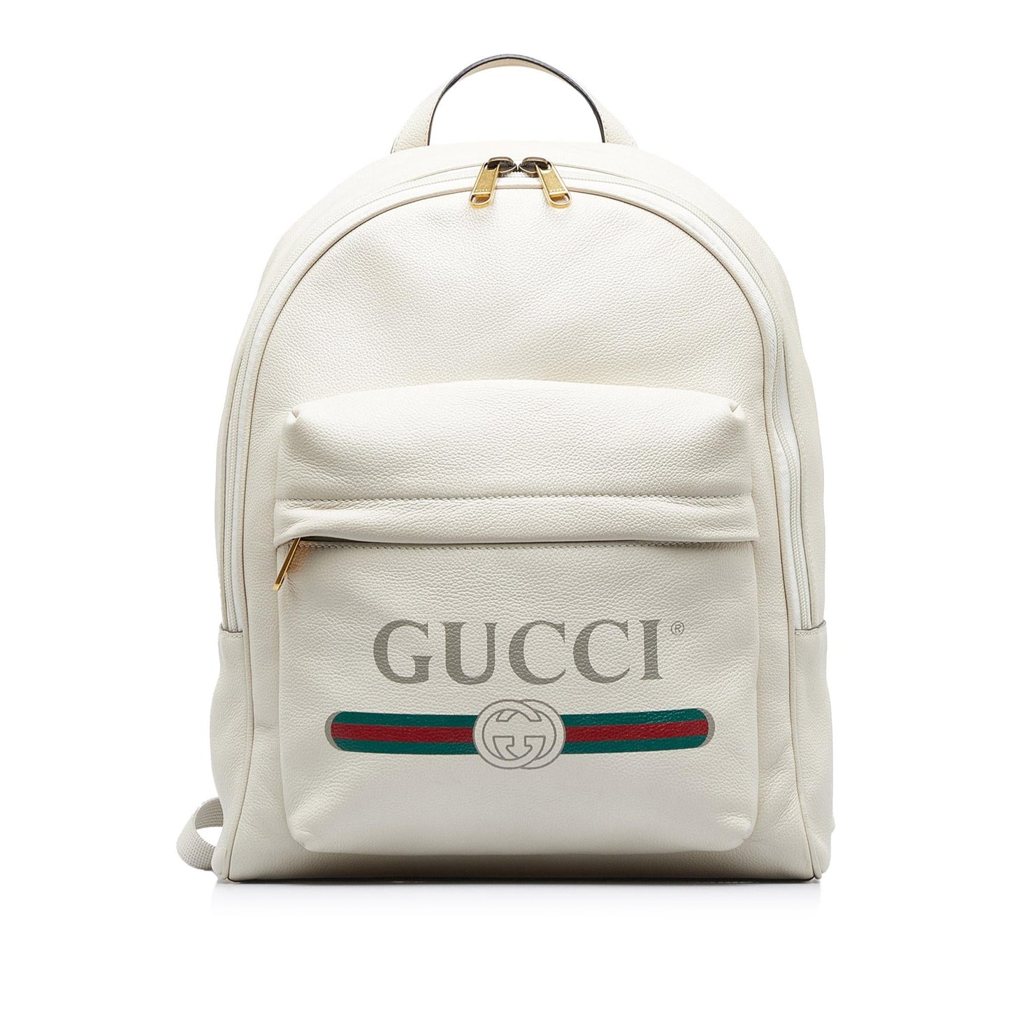 Gucci Backpack SHG-gROKQY Calf White Logo