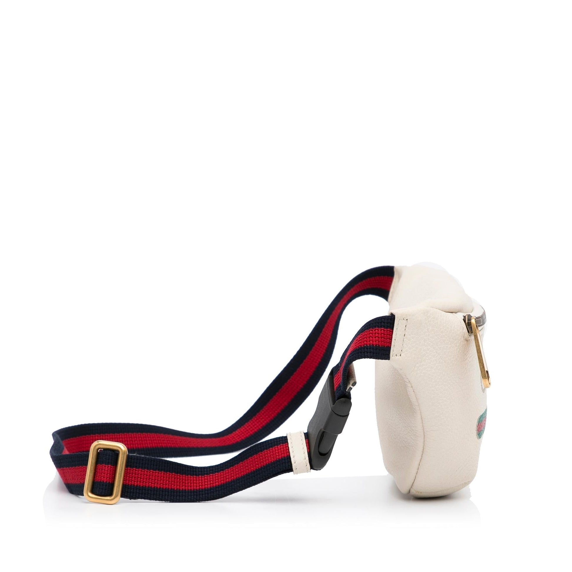 Gucci Belt SHG-GSXfKP Calf White Logo Accessory