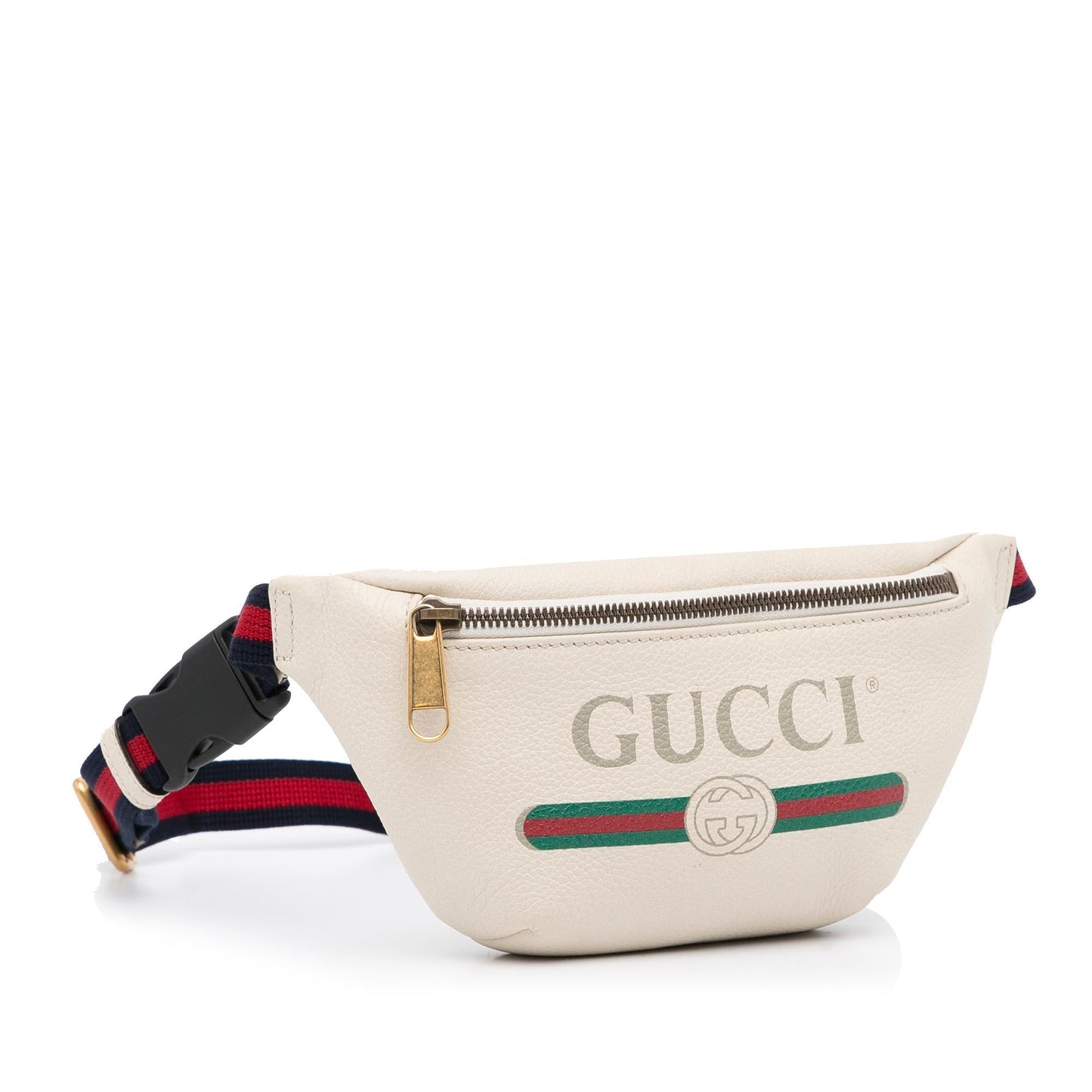 Gucci Belt SHG-GSXfKP Calf White Logo Accessory
