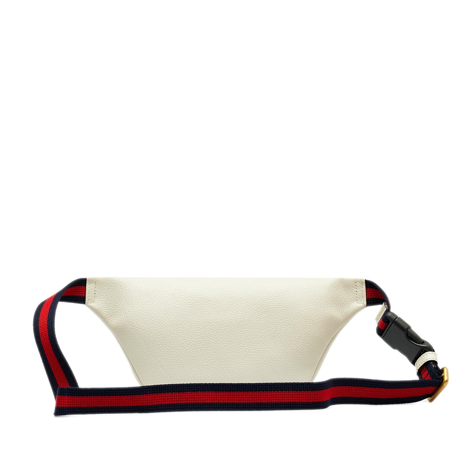 Gucci Belt SHG-hE8bsr Calf White Logo Accessory