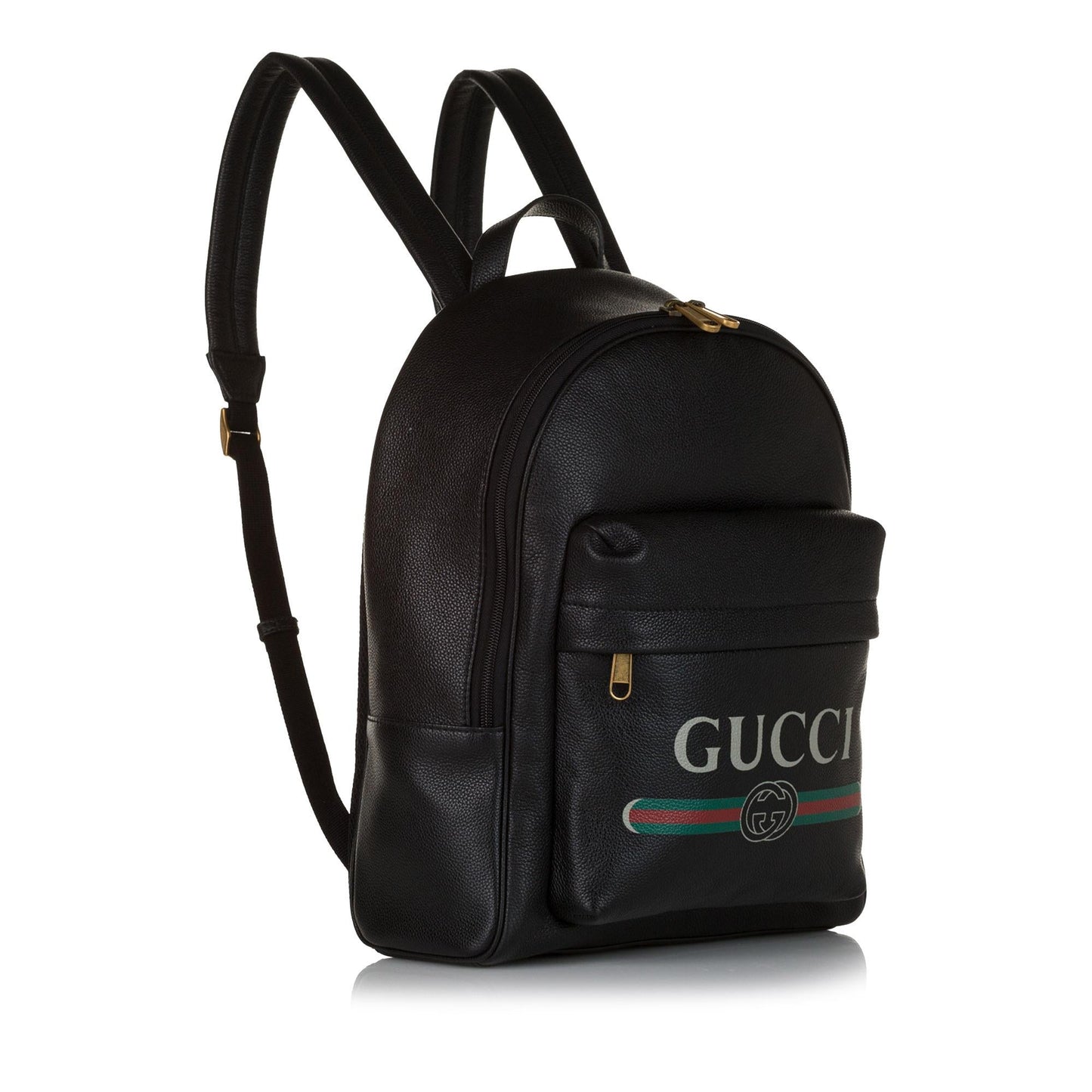Gucci Backpack SHG Leather Calf Black Logo