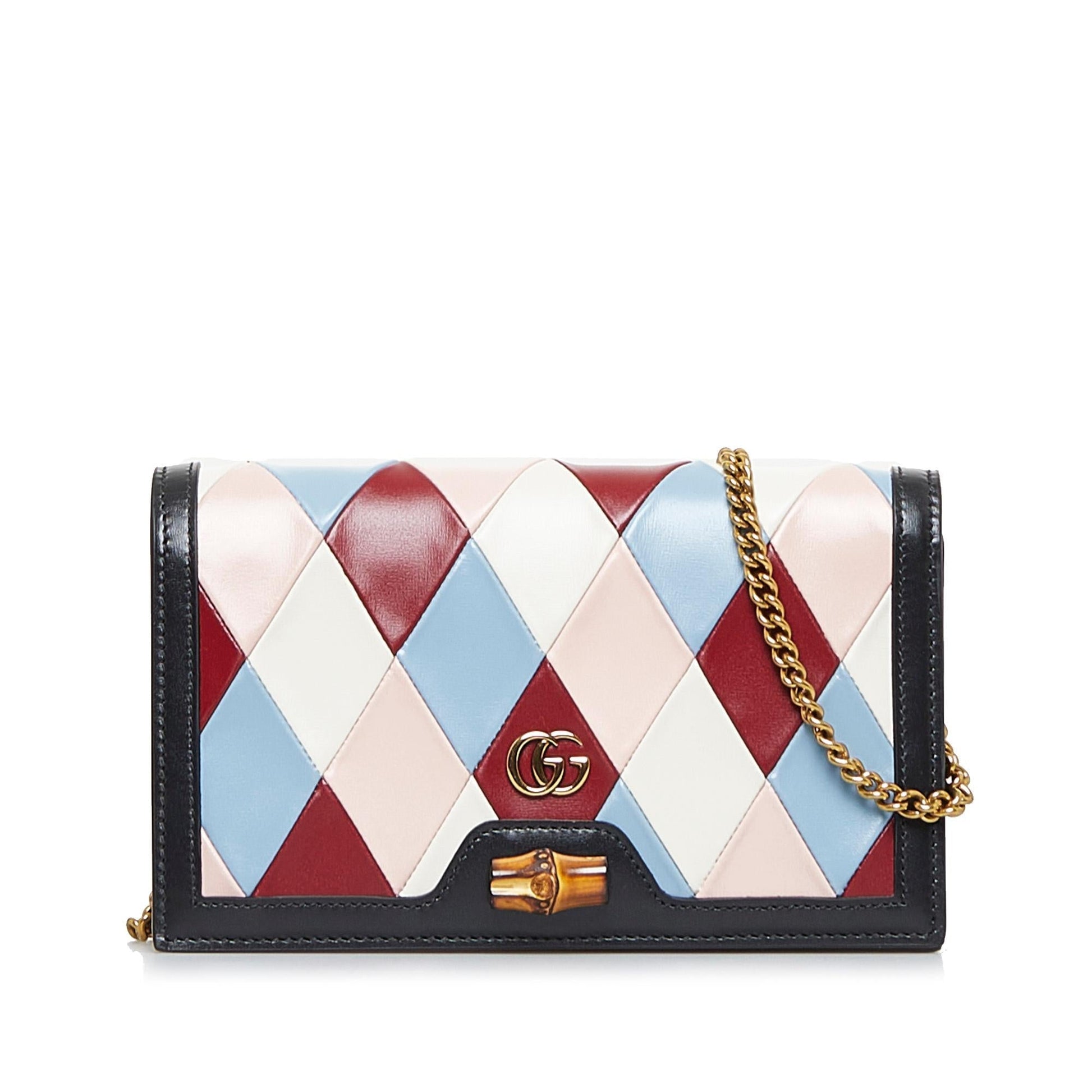 Gucci Lovelight Bamboo Wallet on SHG-ztNrEU Calf Chain Crossbody Bag