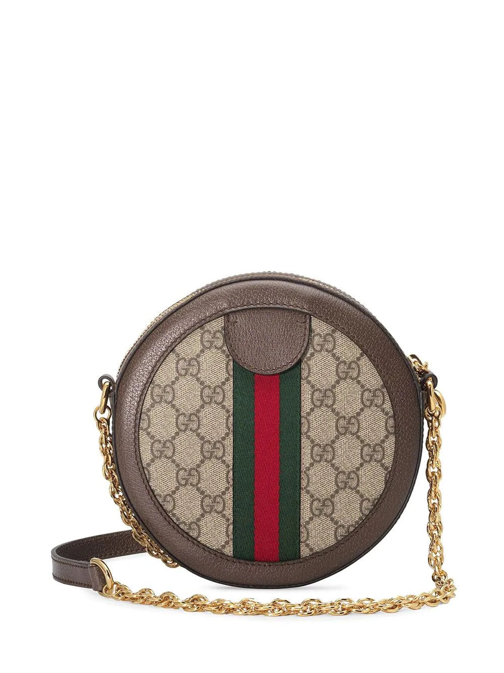 Gucci OPHIDIA GG SUPREME ROUND Mini Travel Bag