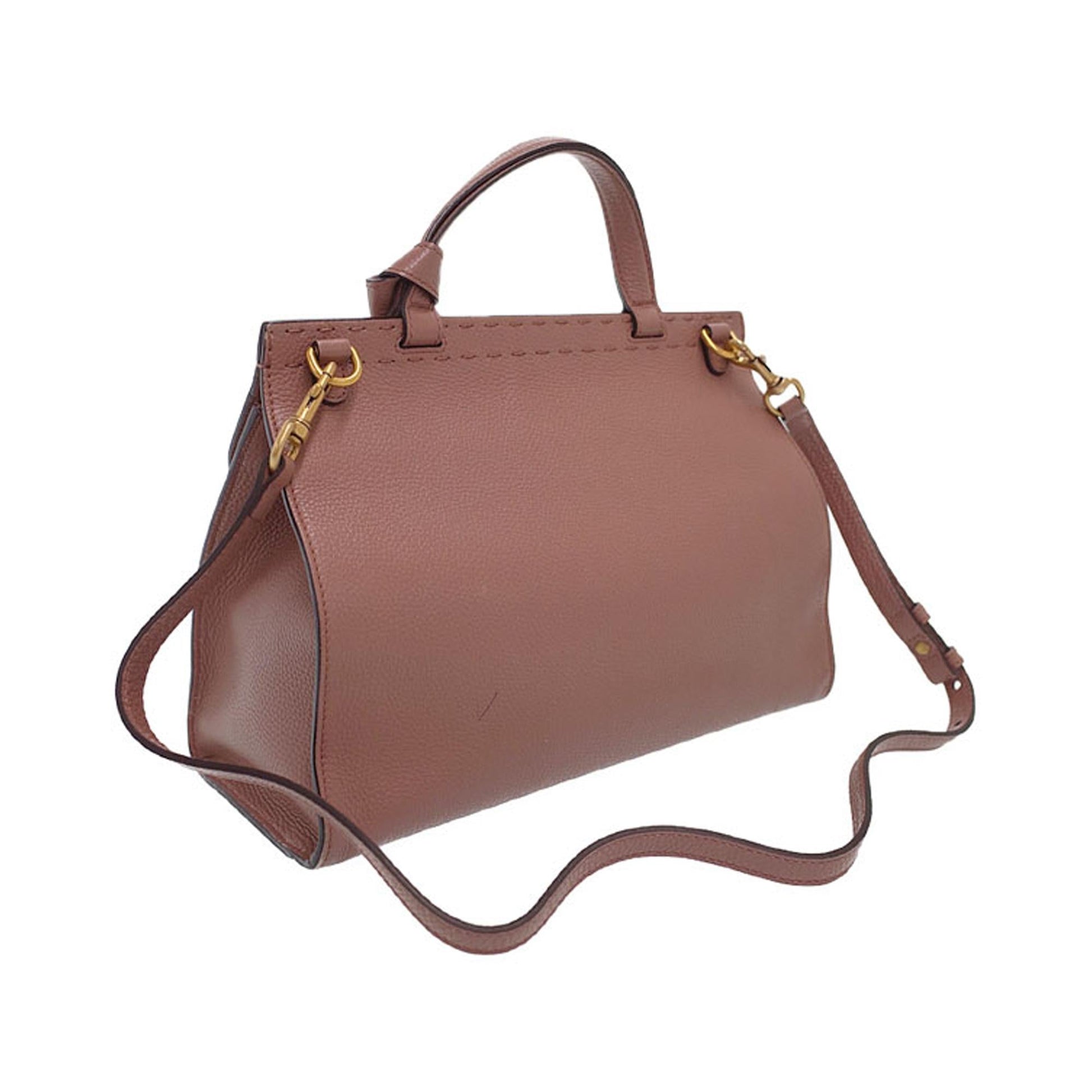 Gucci Marmont SHG Calf Pink Gold Top Handle Satchel Bag
