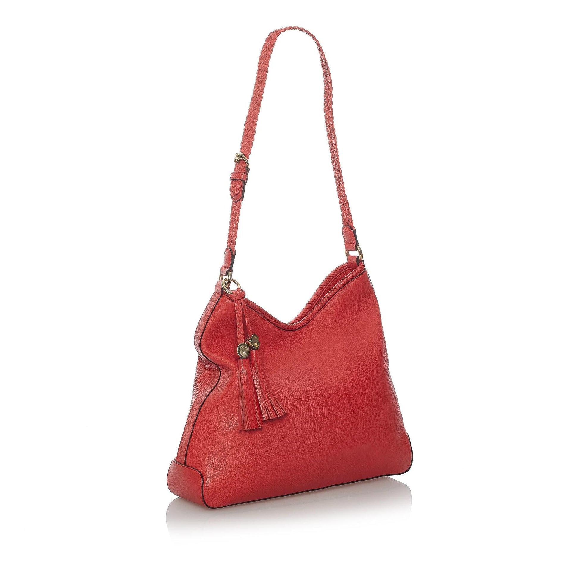 Gucci Marrakech SHG Leather Calf Red Shoulder Bag