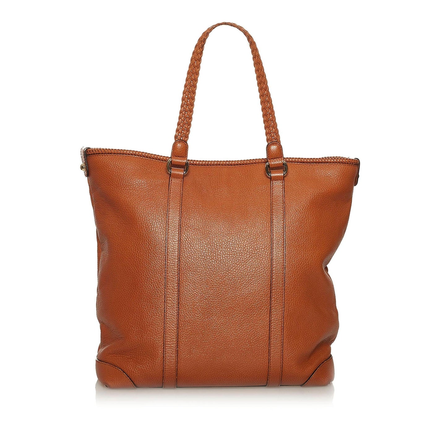 Gucci Marrakech SHG Leather Calf Brown Tote Bag