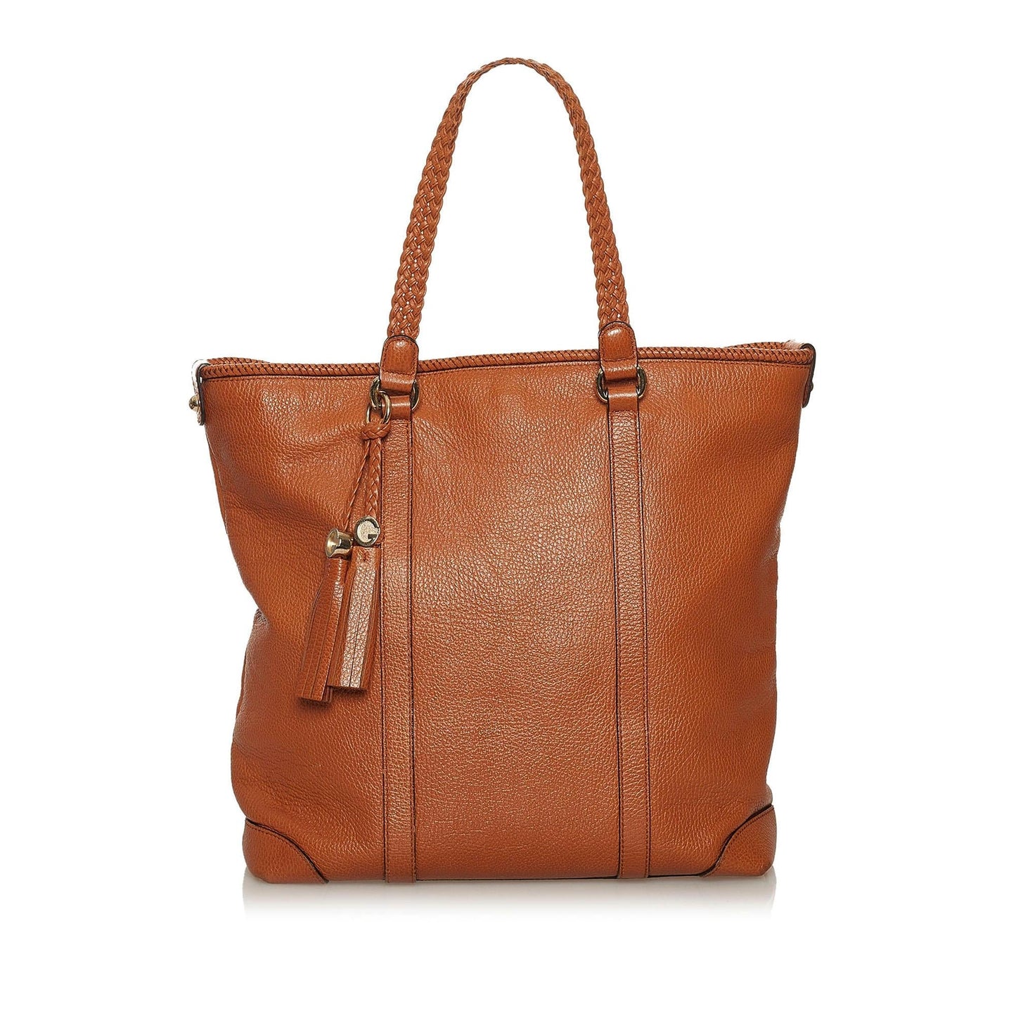 Gucci Marrakech SHG Leather Calf Brown Tote Bag