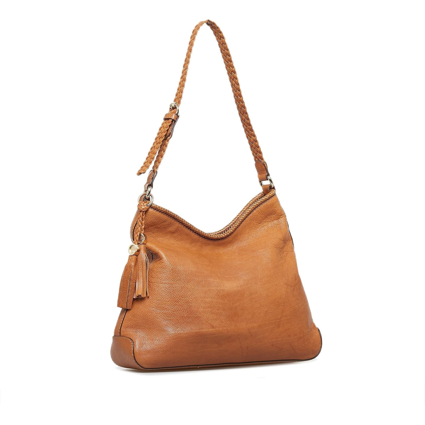 Gucci Marrakech SHG-gnoENi Leather Calf Brown Tote Bag