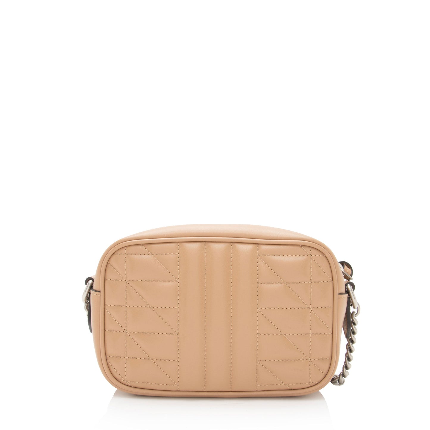 Gucci Mixed GG Marmont Aria Camera Matelasse Leather Beige Mini Crossbody Bag