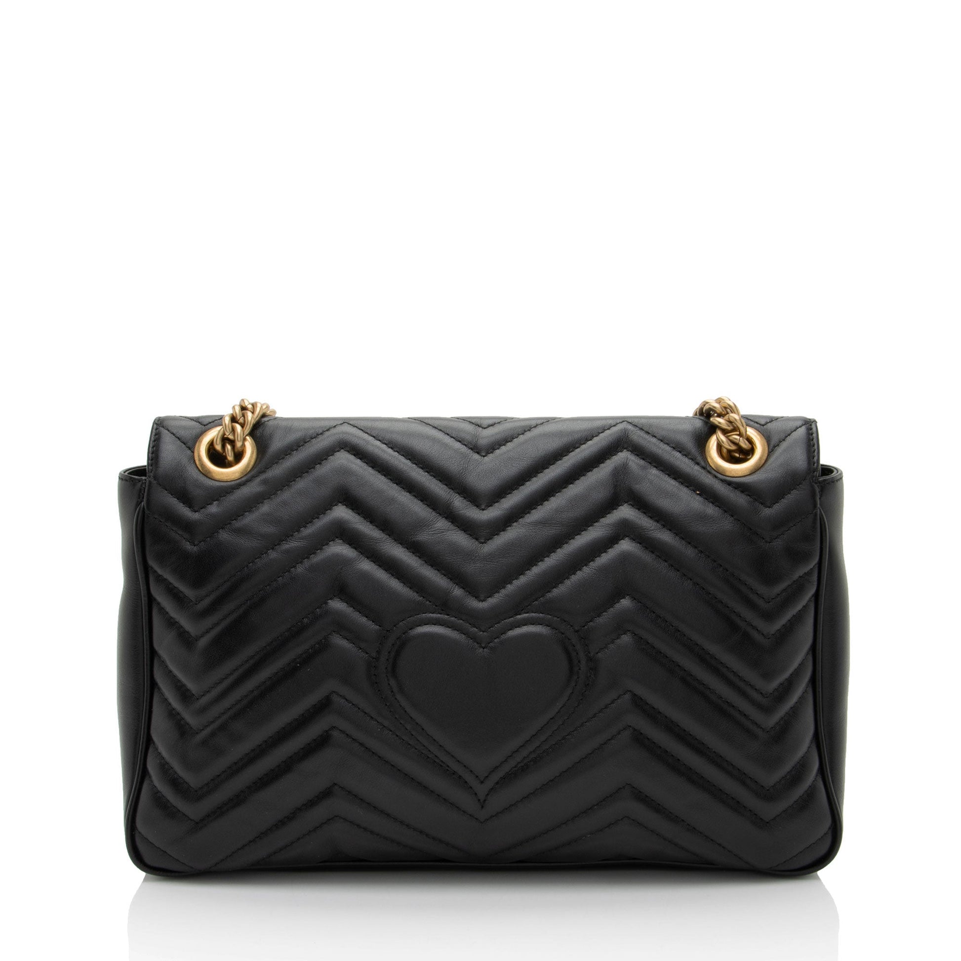 Gucci GG Marmont Matelasse Leather Large Flap Crossbody Bag
