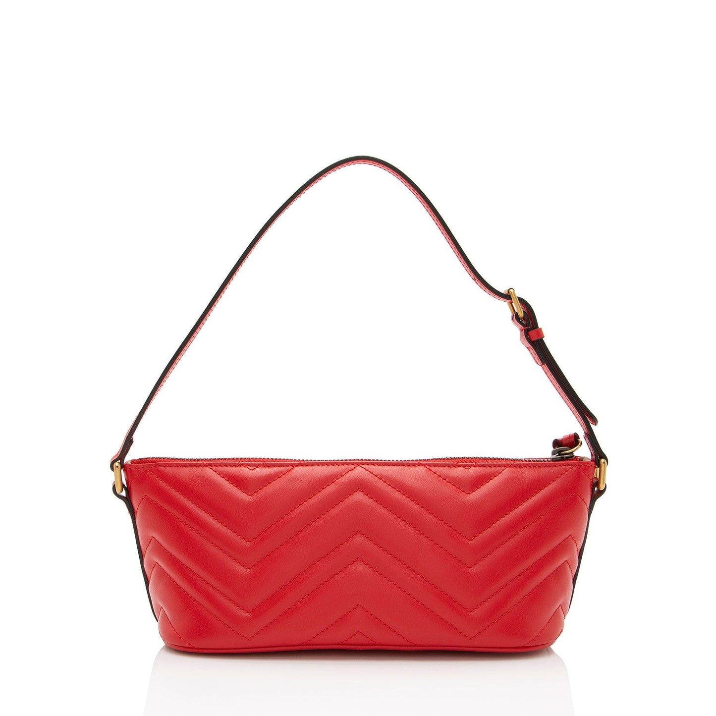 Gucci GG Marmont Sling Matelasse Leather Red Shoulder Bag