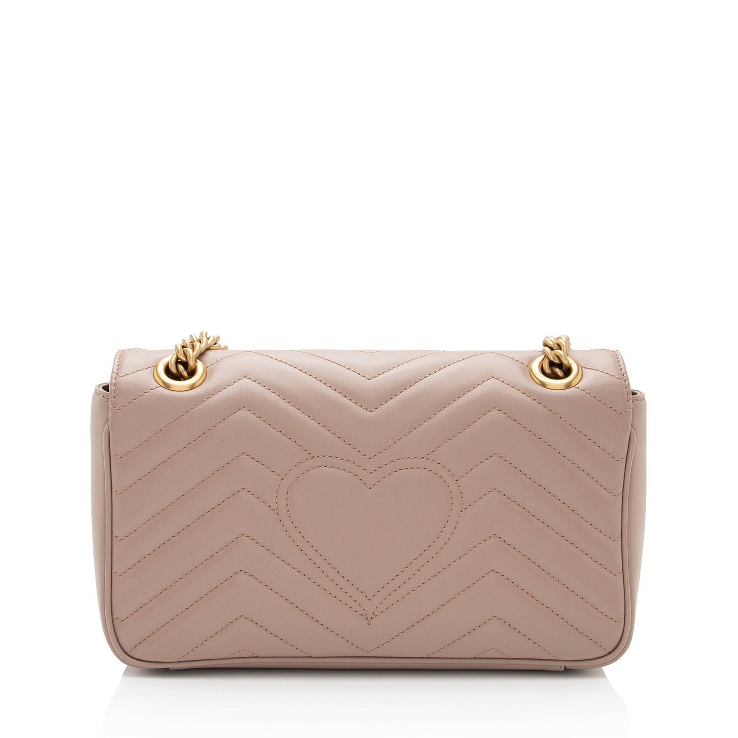 Gucci GG Marmont Flap SHF-ydhtSa Matelasse Leather Beige Small Crossbody Bag