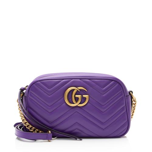 Gucci GG Marmont SHF-cwCJHo Matelasse Leather Small Crossbody Bag