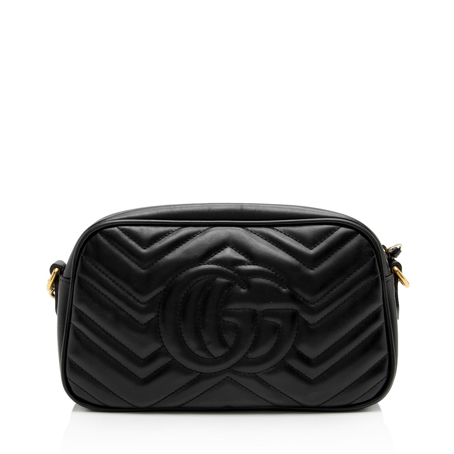 Gucci GG Marmont SHF-FVS5c3 Matelasse Leather Black Small Crossbody Bag