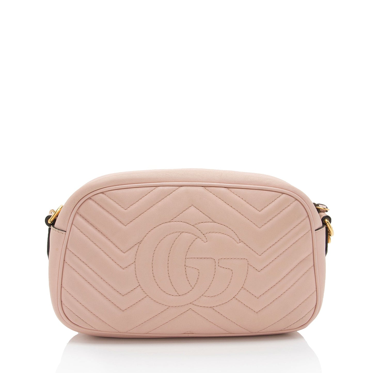 Gucci GG Marmont SHF-2jUw44 Matelasse Leather Pink Small Crossbody Bag