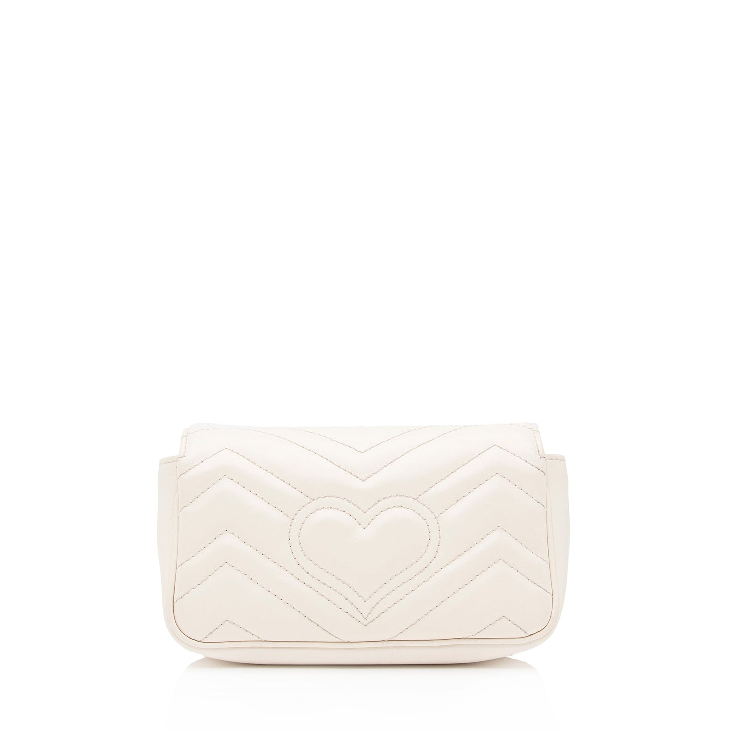 Gucci GG Marmont Super SHF Matelasse Leather White Mini Crossbody Bag