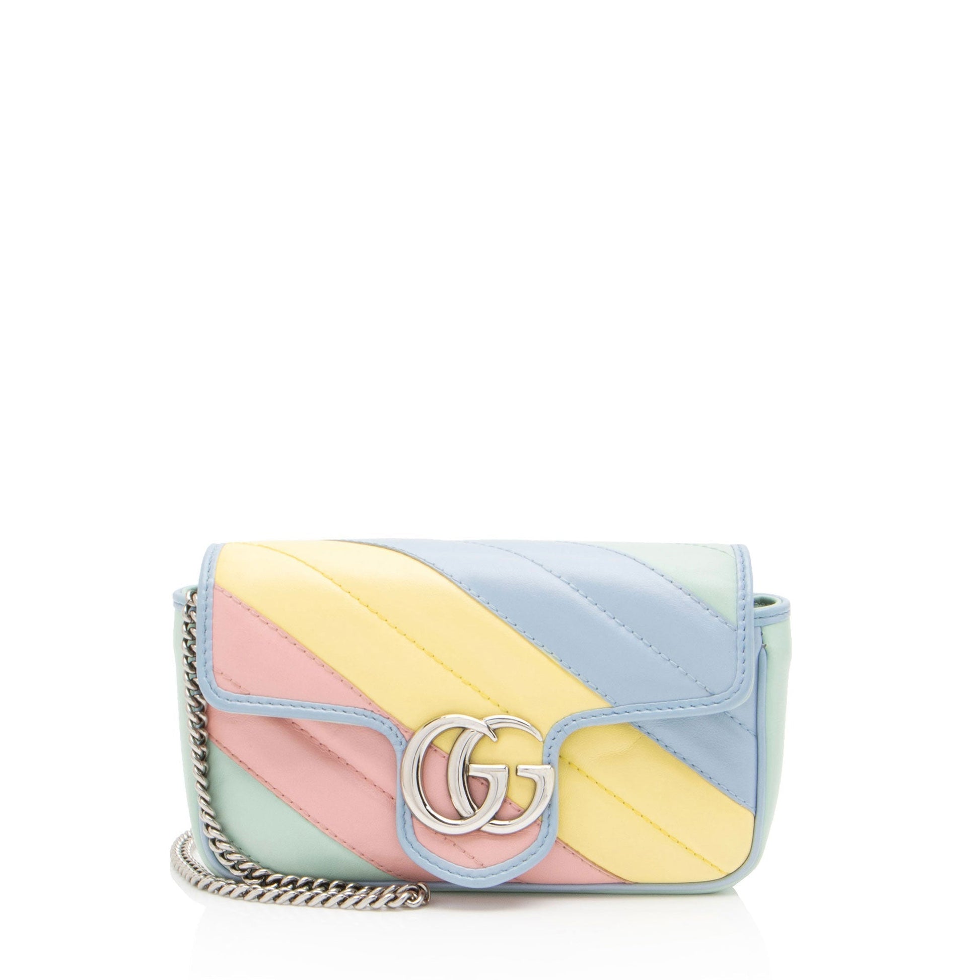 Gucci Marmont Super Flap Bag Shf Lovleq Leather Matelasse Crossbody Bag