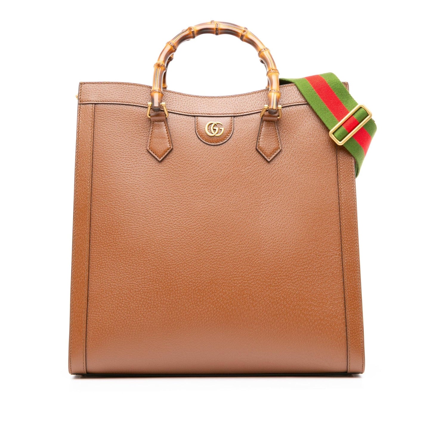 Gucci Maxi Diana SHG-aJZhWc Calf Brown Satchel Bag